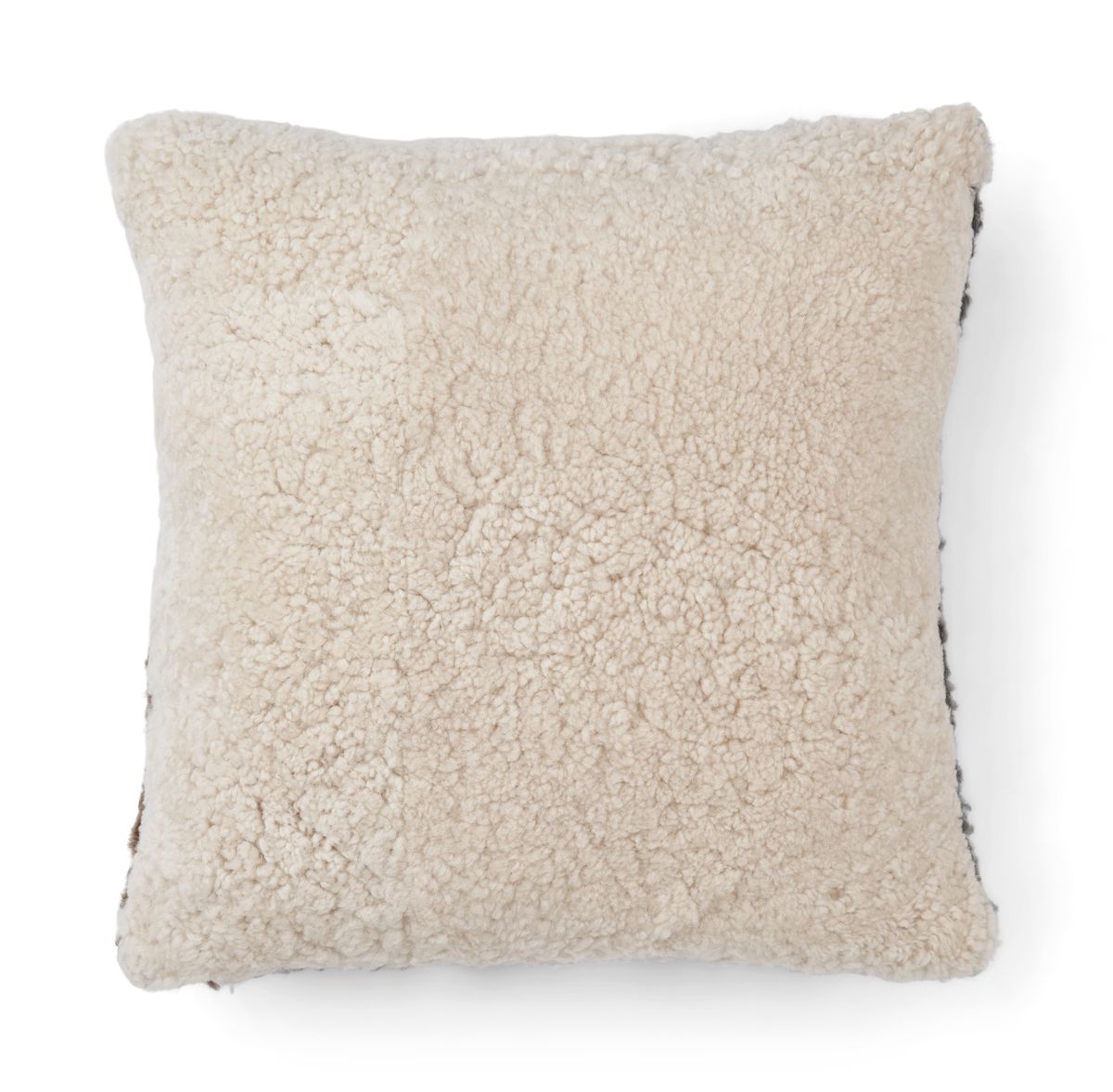 Tri-colored lambskin cushion | Short-haired | New Zealand | Double Sided | 46x46 cm