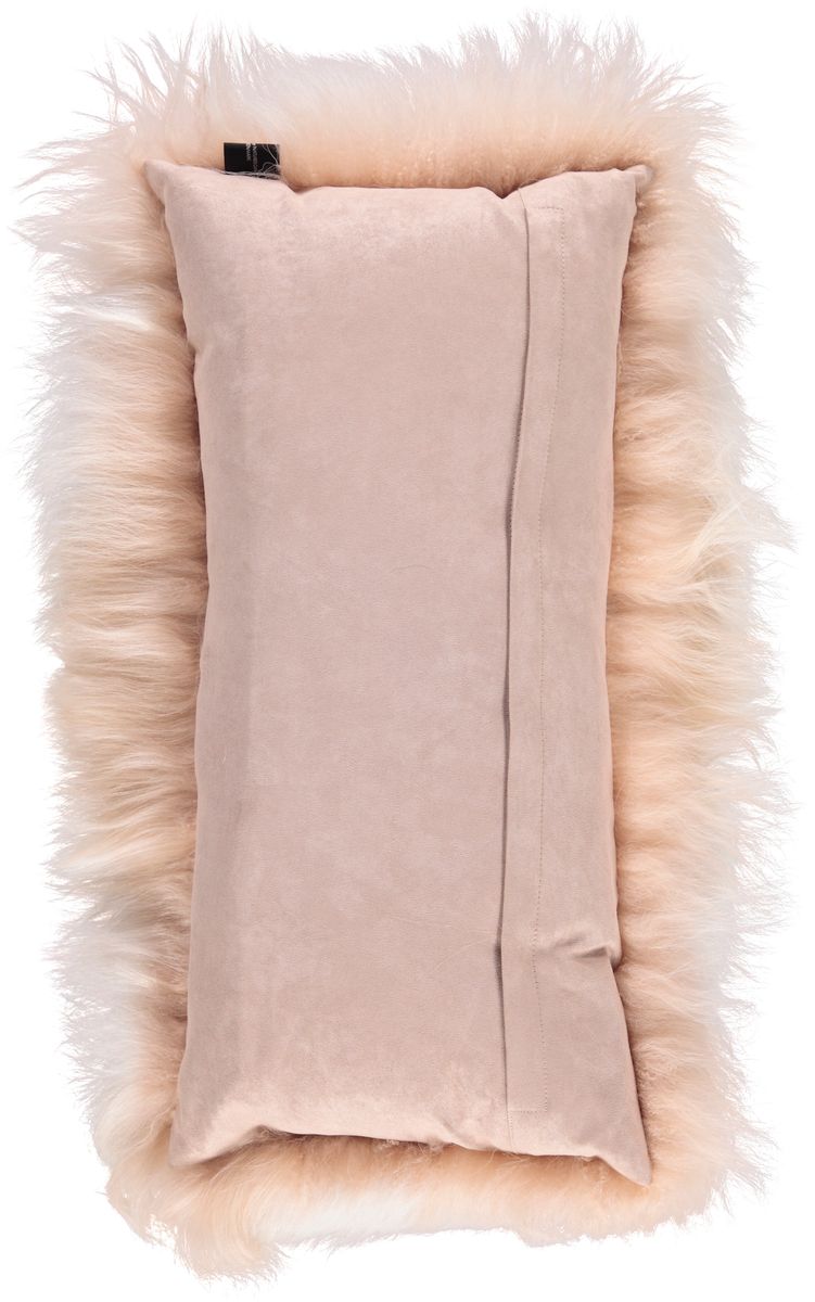 Lambskin cushion | Long-haired | Tibet | Kashmir | 28x56 cm