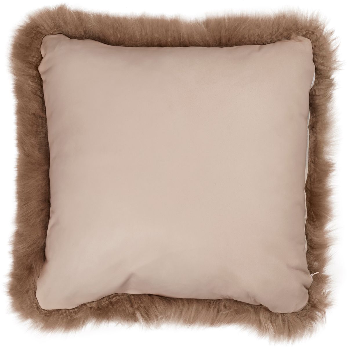 Lambskin cushion | Long-haired | New Zealand | Ladder back | 50x50 cm