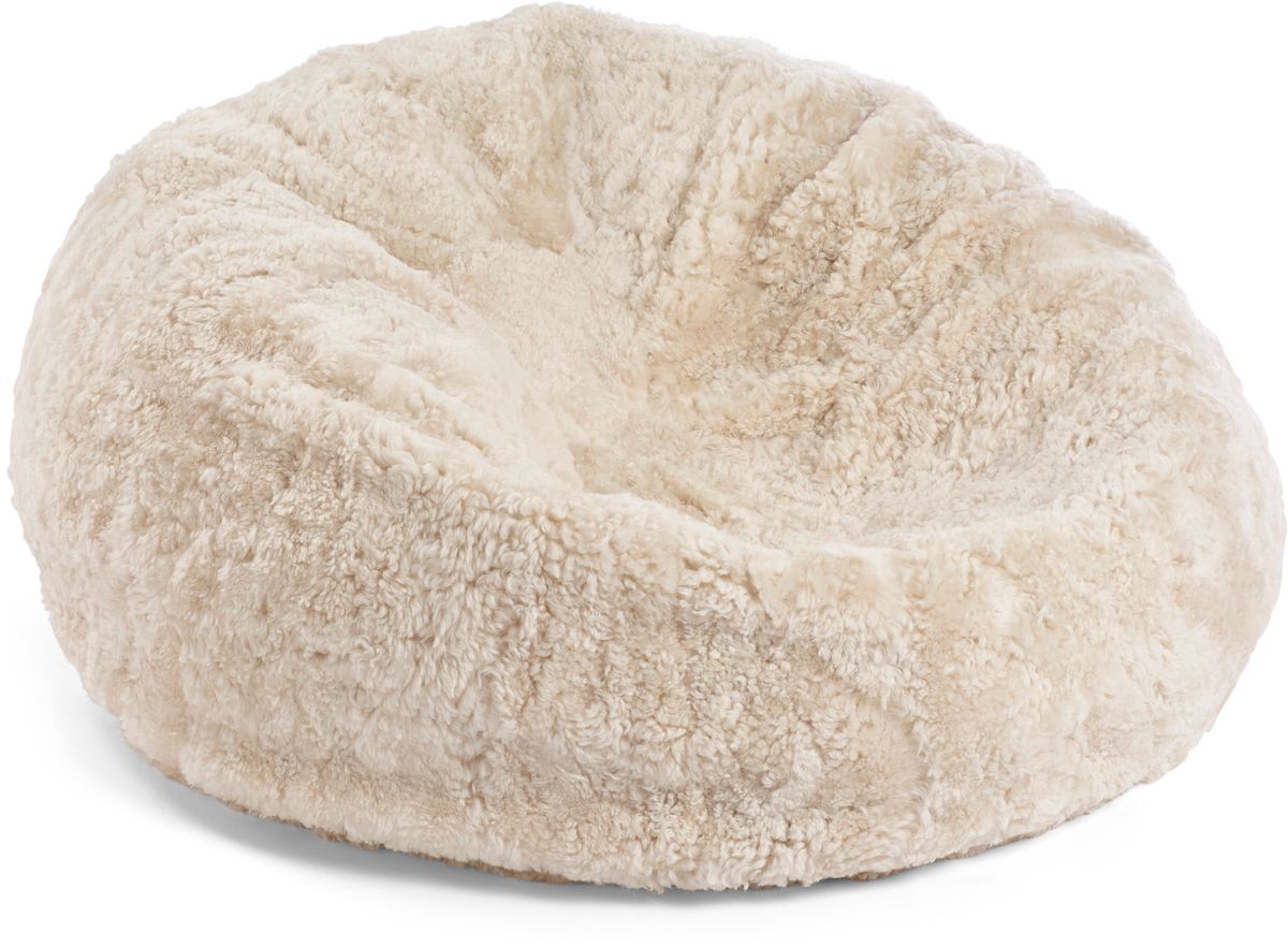 Round bean bag chair | Short-haired | New Zealand | 73x74 cm & 92x93 cm