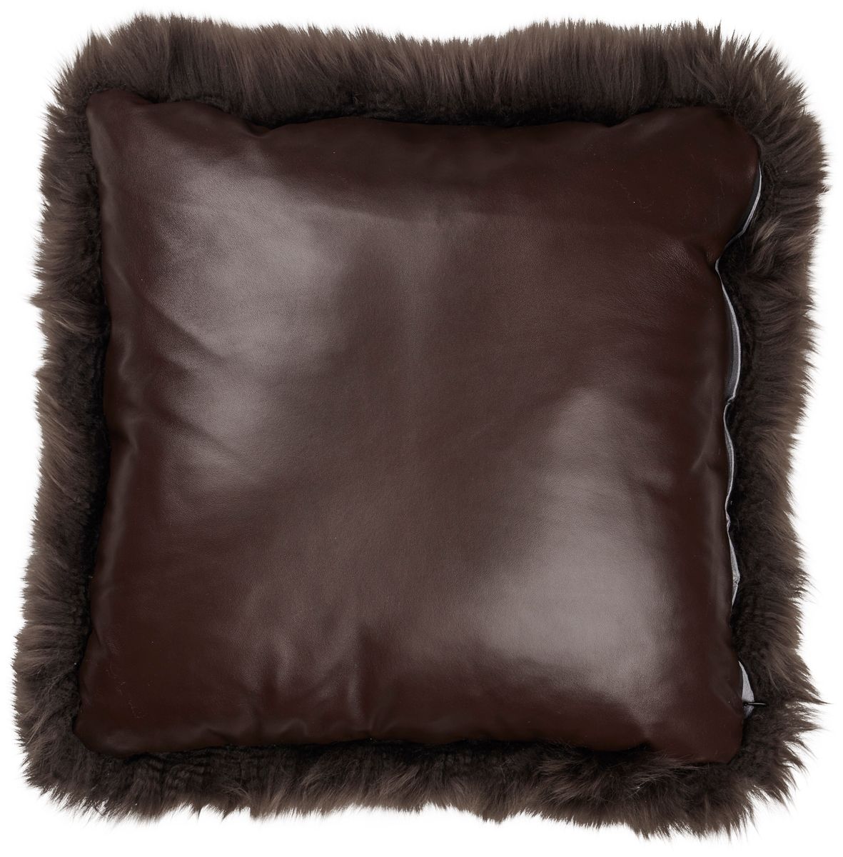 Lambskin cushion | Long-haired | New Zealand | Ladder back | 50x50 cm