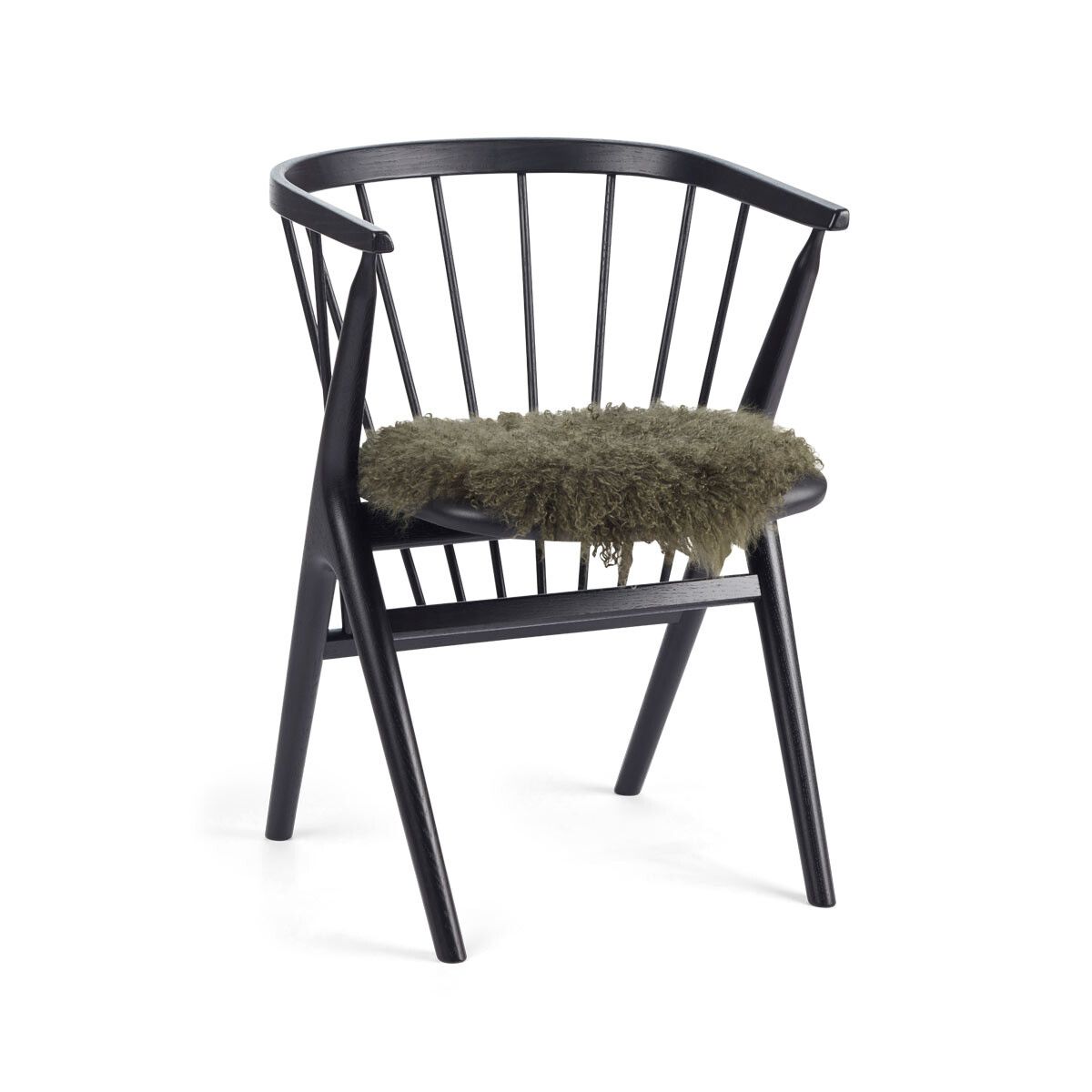 Seat cushion curled Ø38 cm