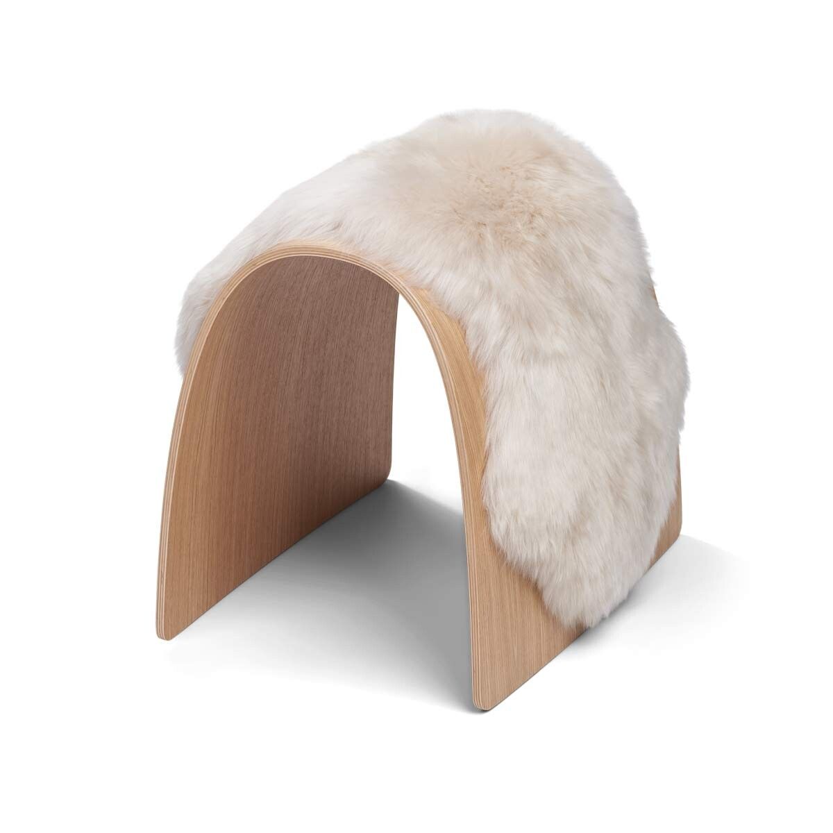 Sheep Stool cover | Long-haired | New Zealand