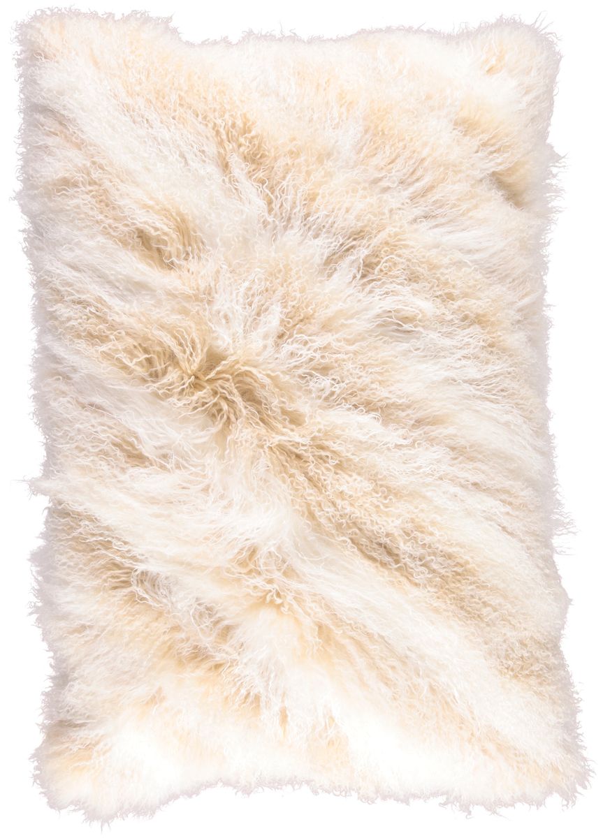 Lambskin cushion | Curly | Tibet | 60x90 cm
