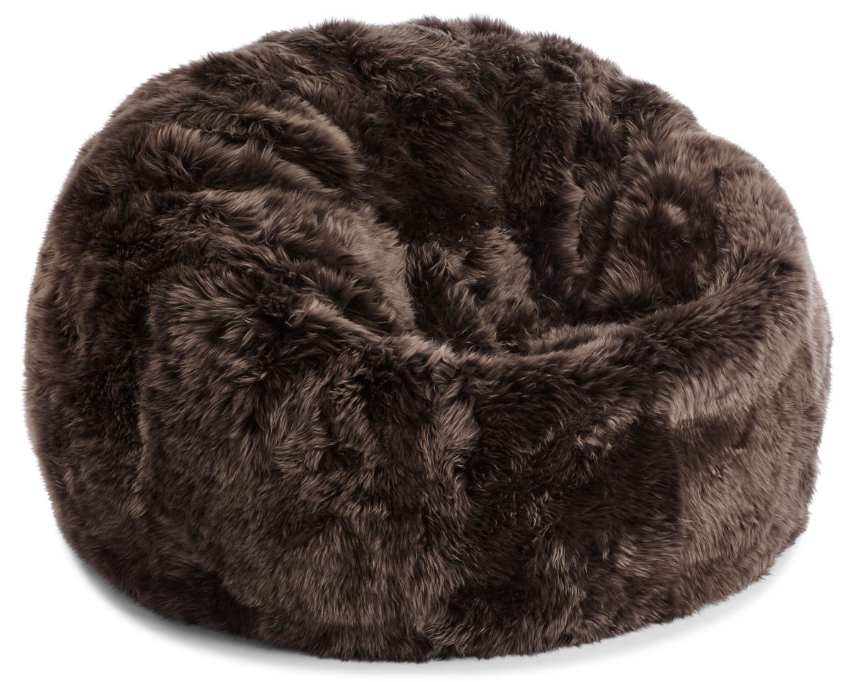 Round bean bag chair | Long-haired | New Zealand | 73x74 cm & 92x93 cm