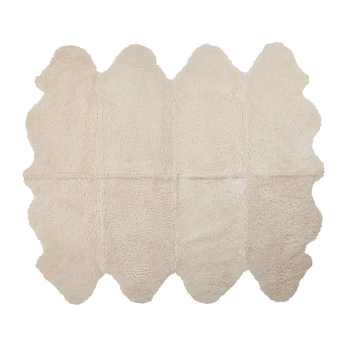 Lambskin rug | Short-haired | New Zealand | 180x214 cm
