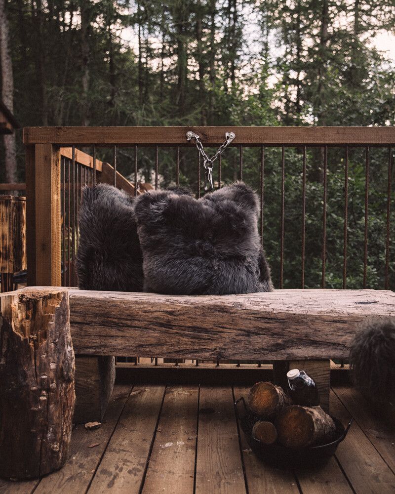 Lambskin cushion | Long-haired | New Zealand | Double Sided | 45x45 cm