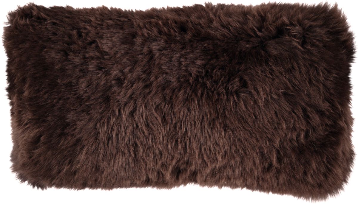 Lambskin cushion | Long-haired | New Zealand | Double Sided | 25x50 cm