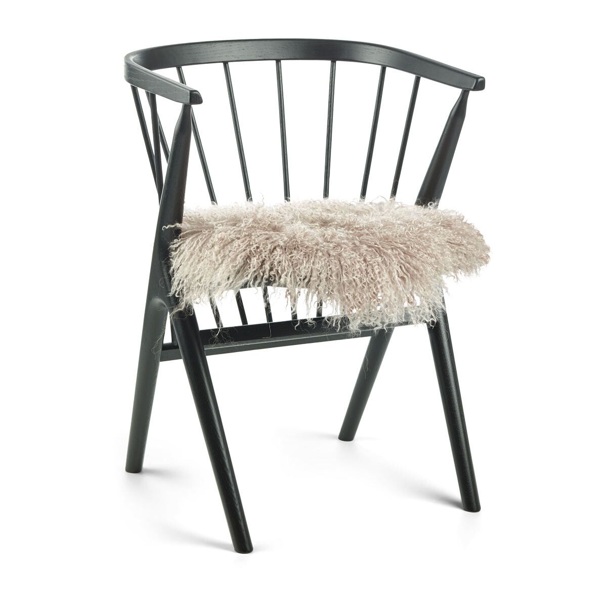 Seat cushion curled Ø38 cm