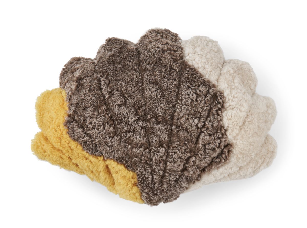 Tricolor shell pillow | Short-haired | New Zealand