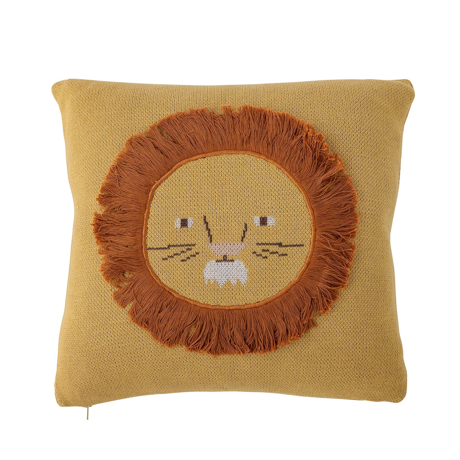 Bloomingville Mini Harrison Cushion, Yellow, Cotton Oeko-Tex®