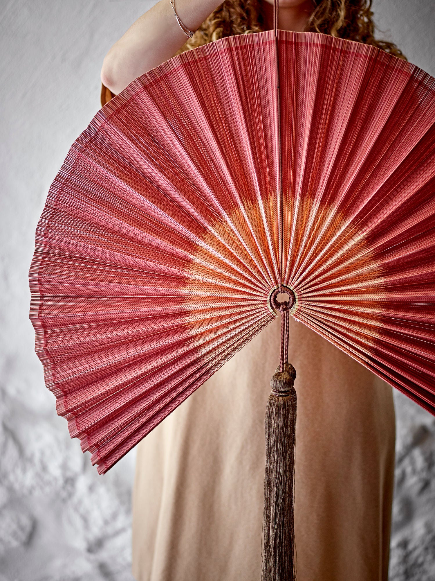 Bloomingville Jaime Wall Decoration, Rosa, Bamboo