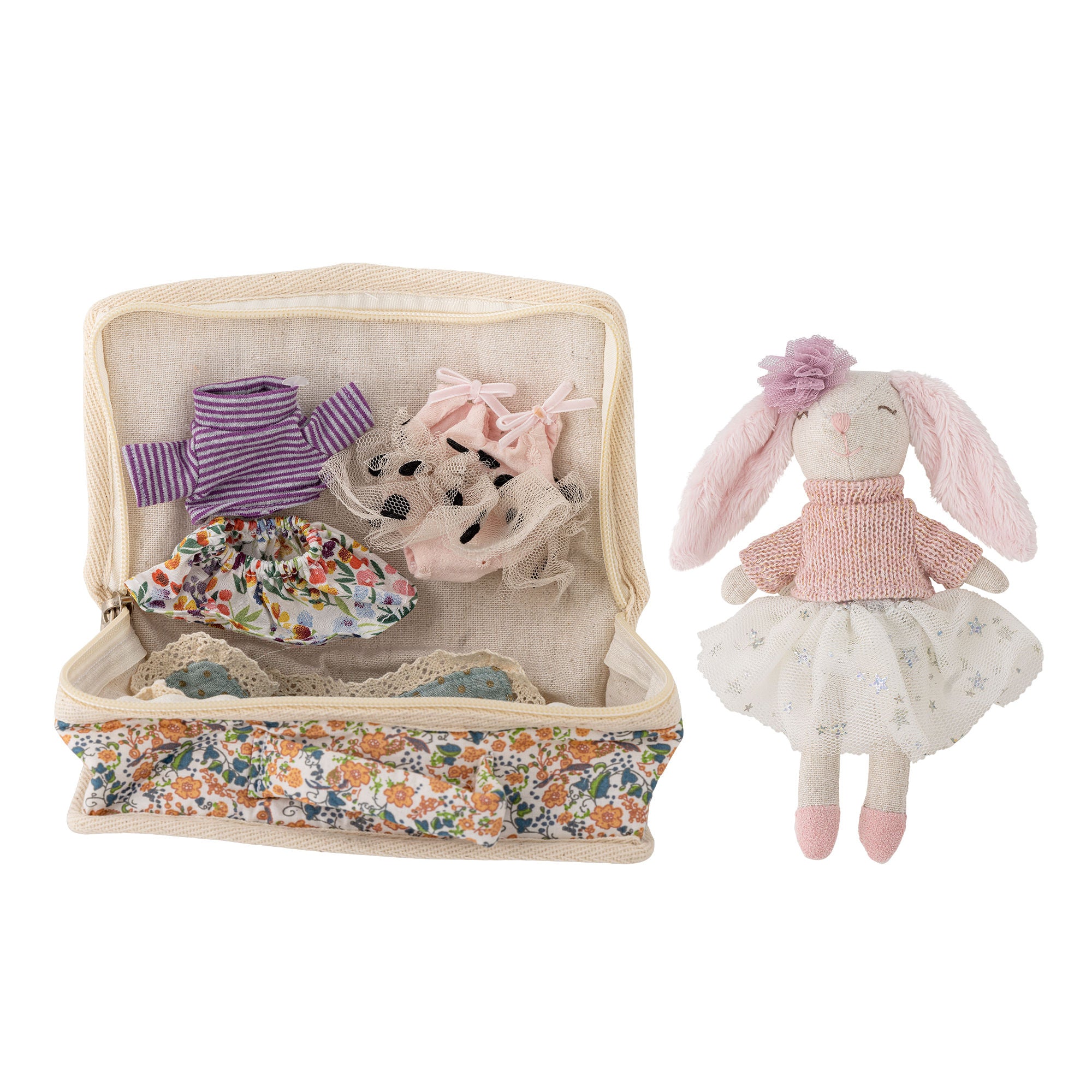 Bloomingville Mini Milly doll, brown, polyester