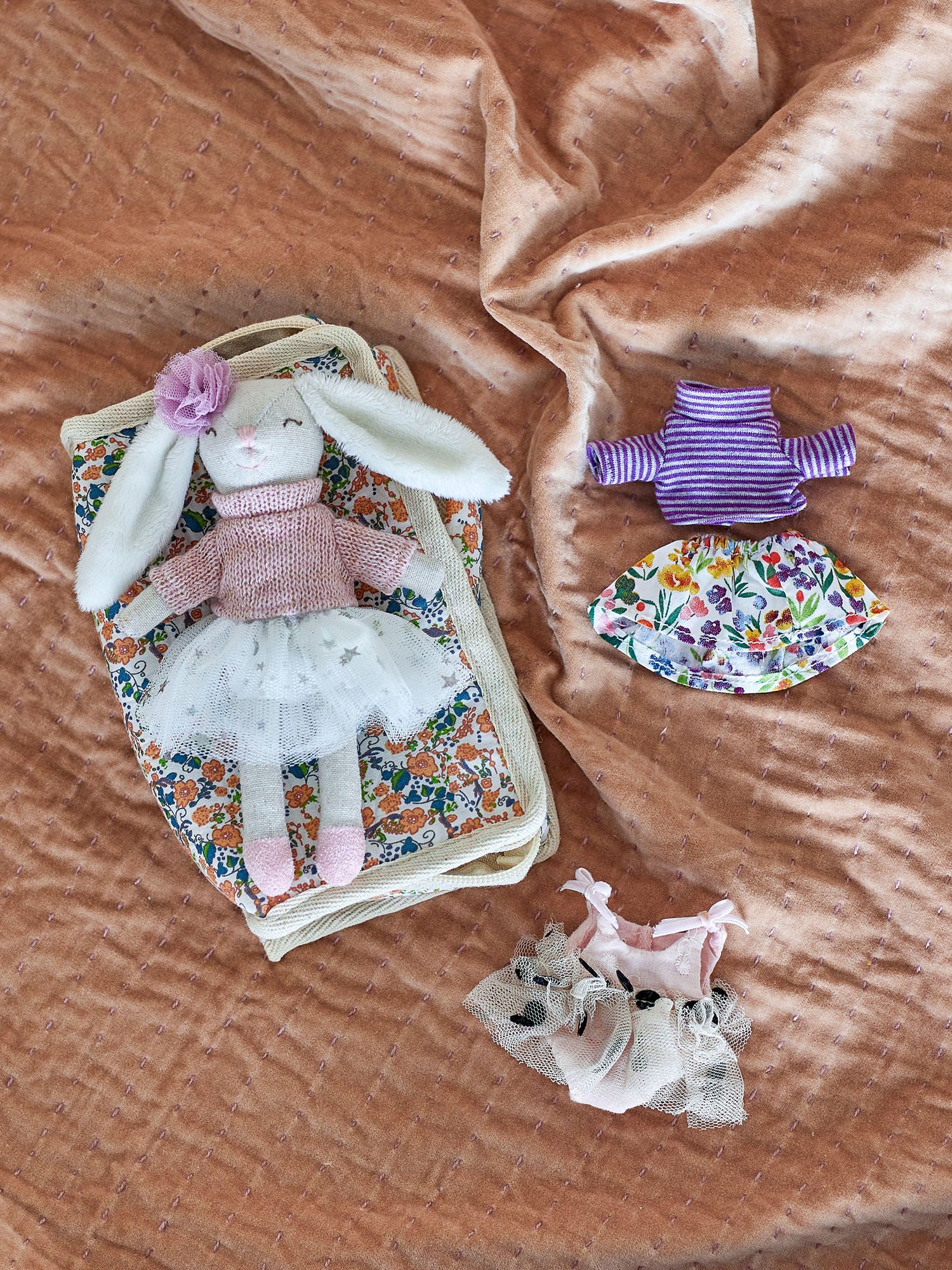 Bloomingville Mini Milly doll, brown, polyester