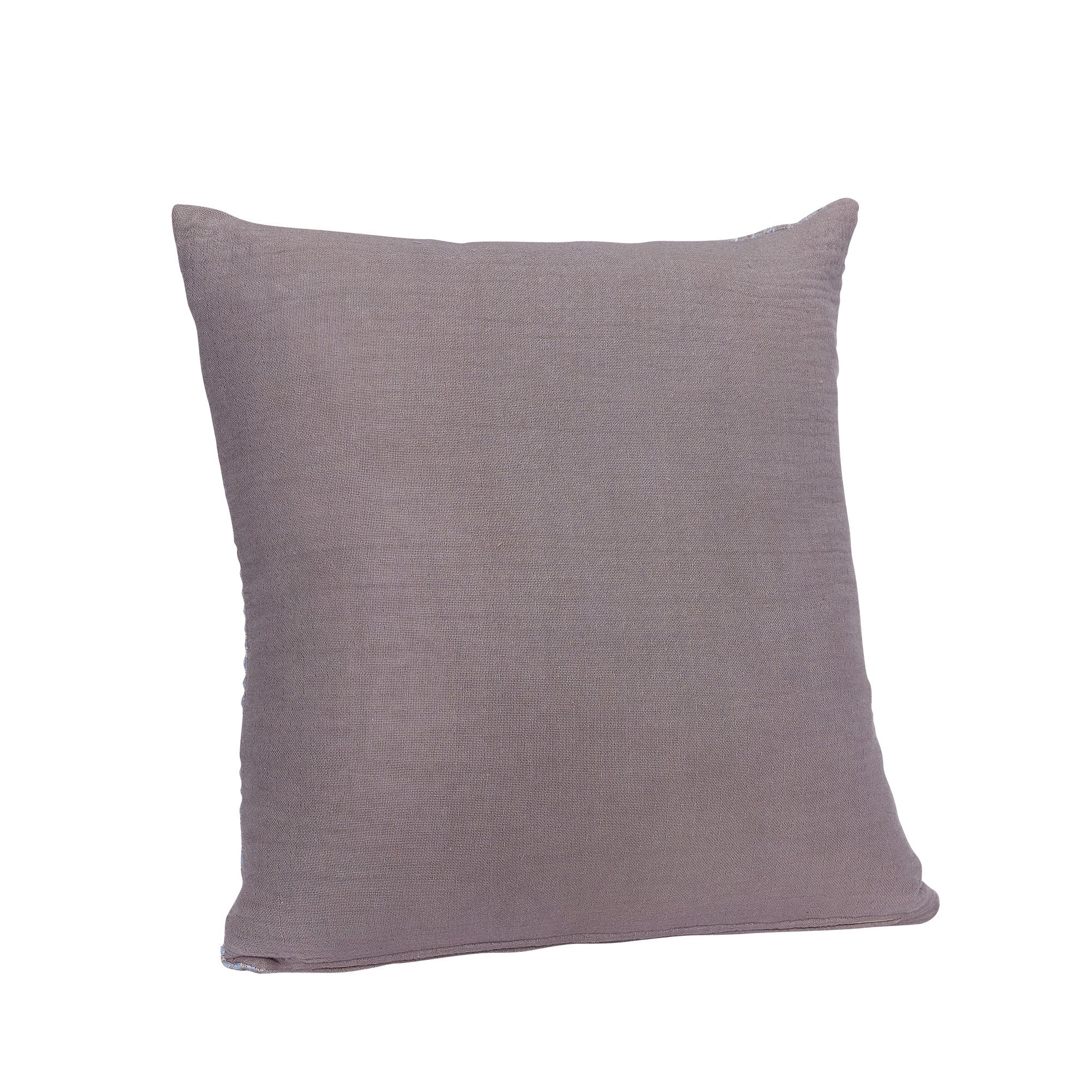 Hübsch ORI pillow purple/beige