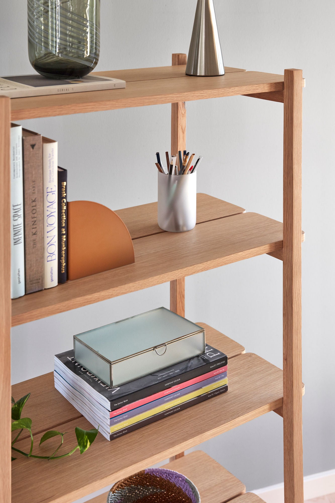 Mason Shelf Double Large Nature - 150x45xH150cm