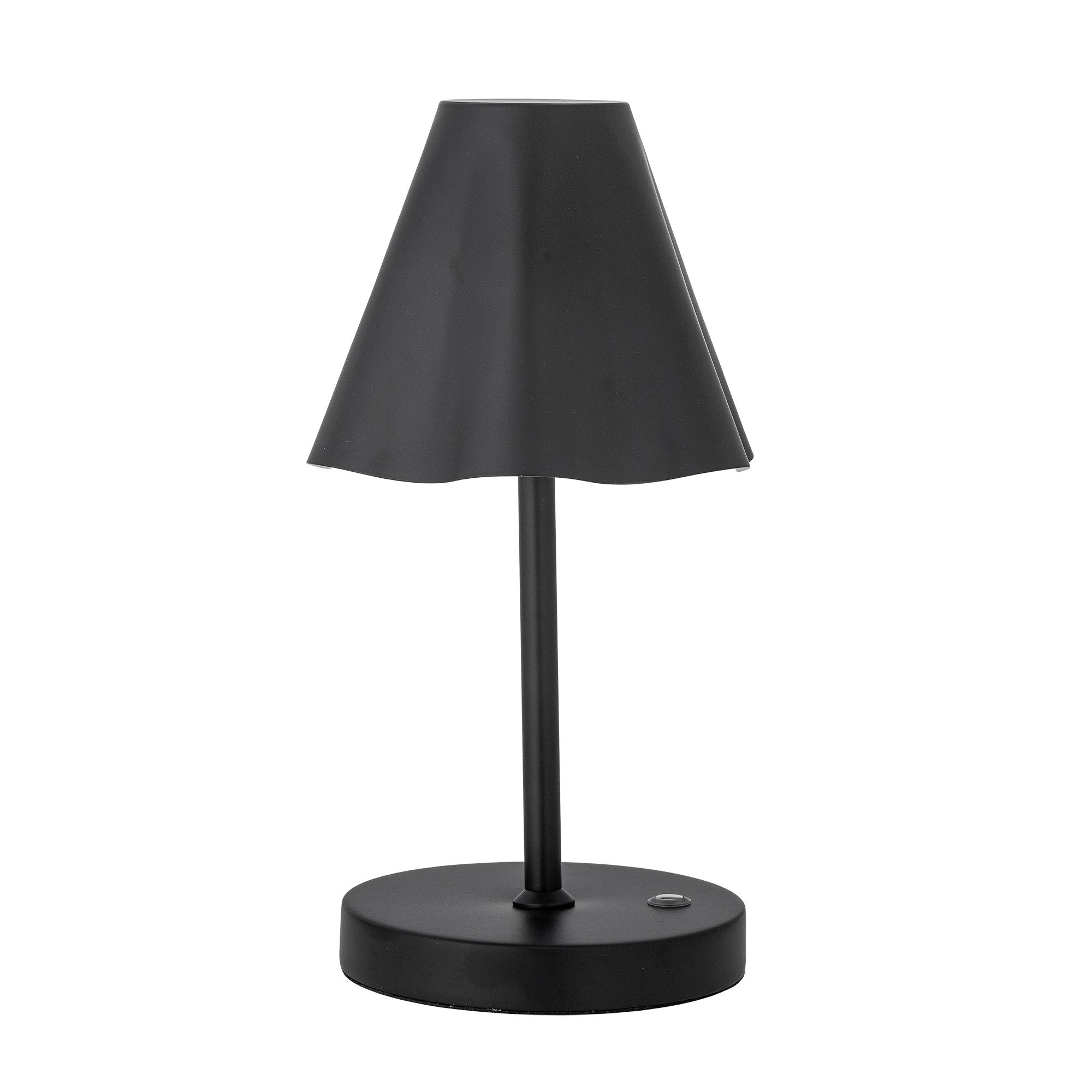 Bloomingville lianna portable lamp, rechargeable, black, metal