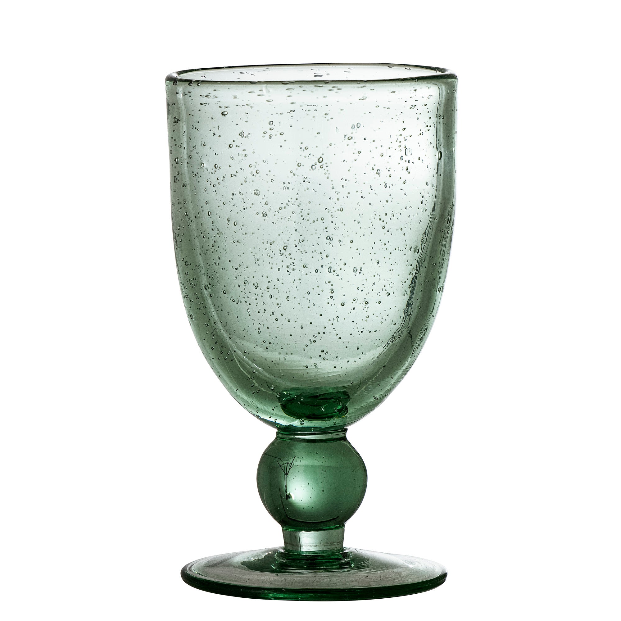 Manela wine glasses, green, glass