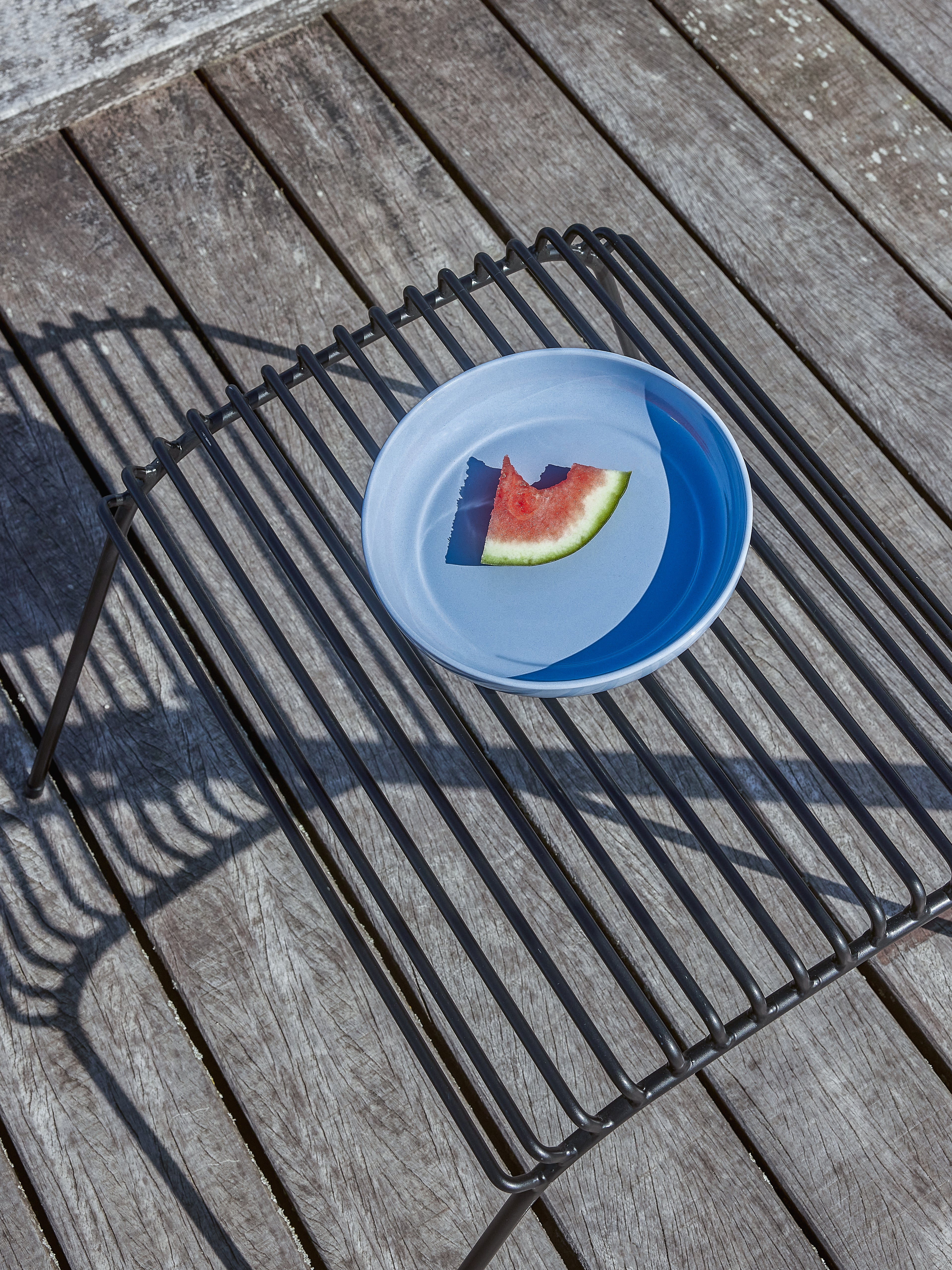 String Footstool Black - 52x52xh42cm