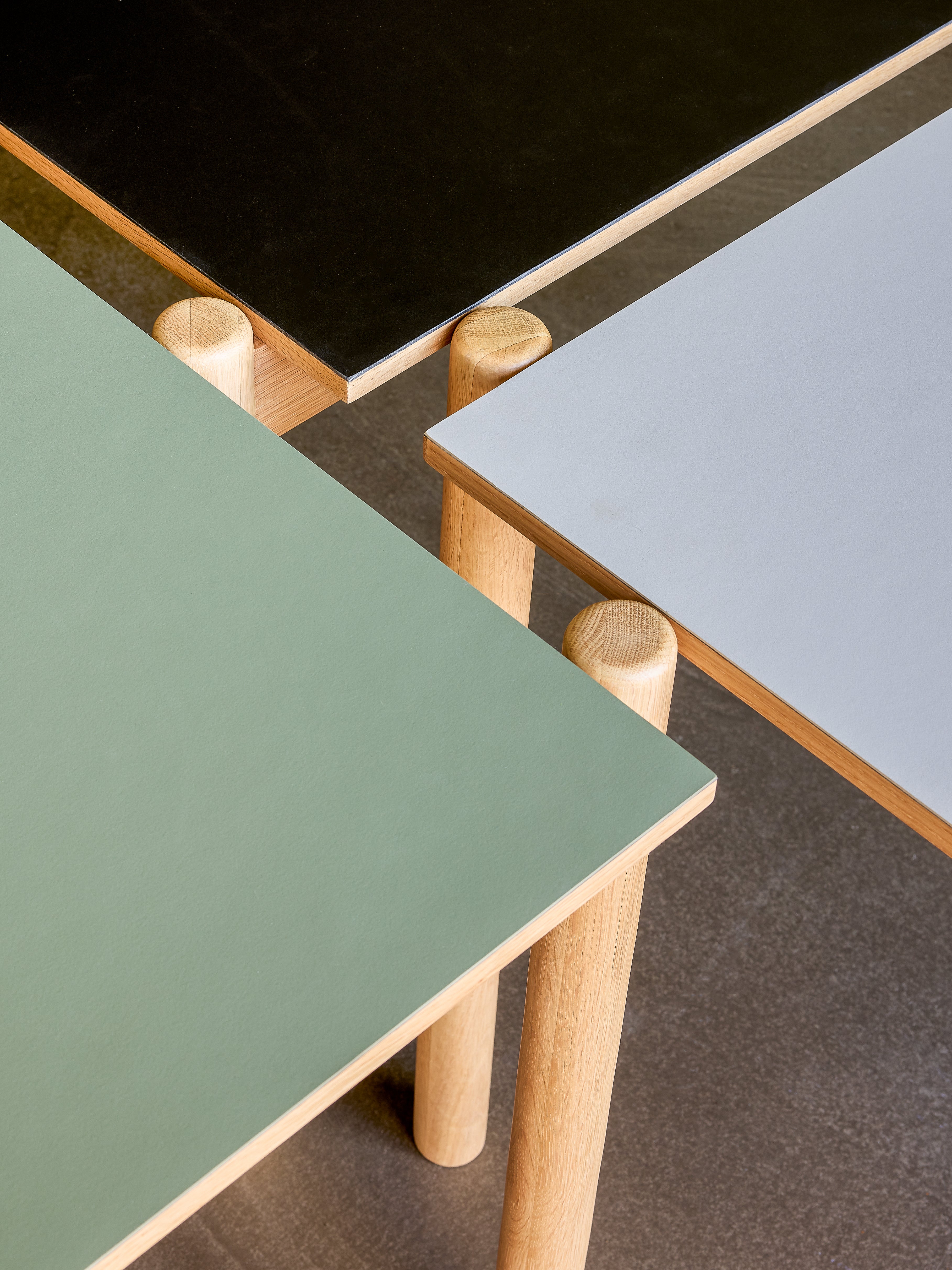 Oblique Dining Table Rectangular Black - 190x107xh75cm