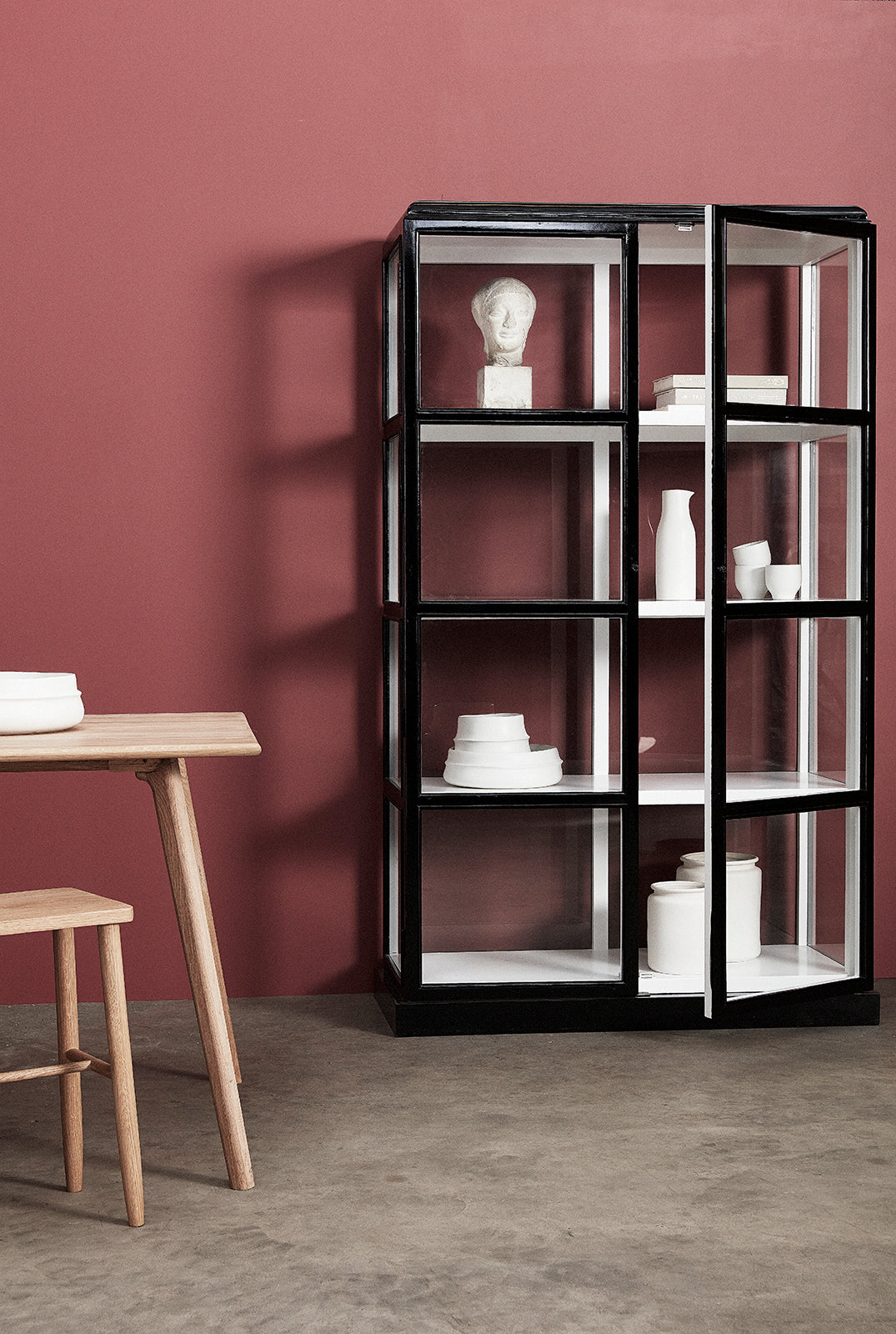 People stool nature - 35x25xh52cm