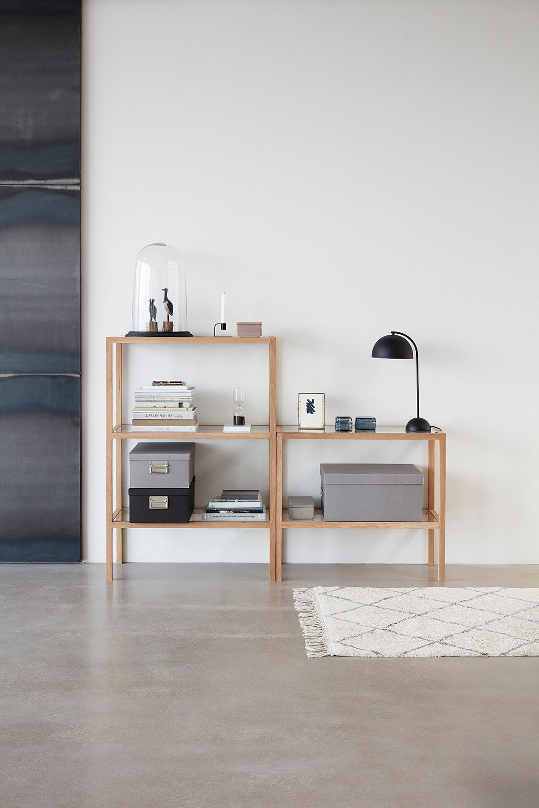 Loft frame standing brass color - 13xH18cm