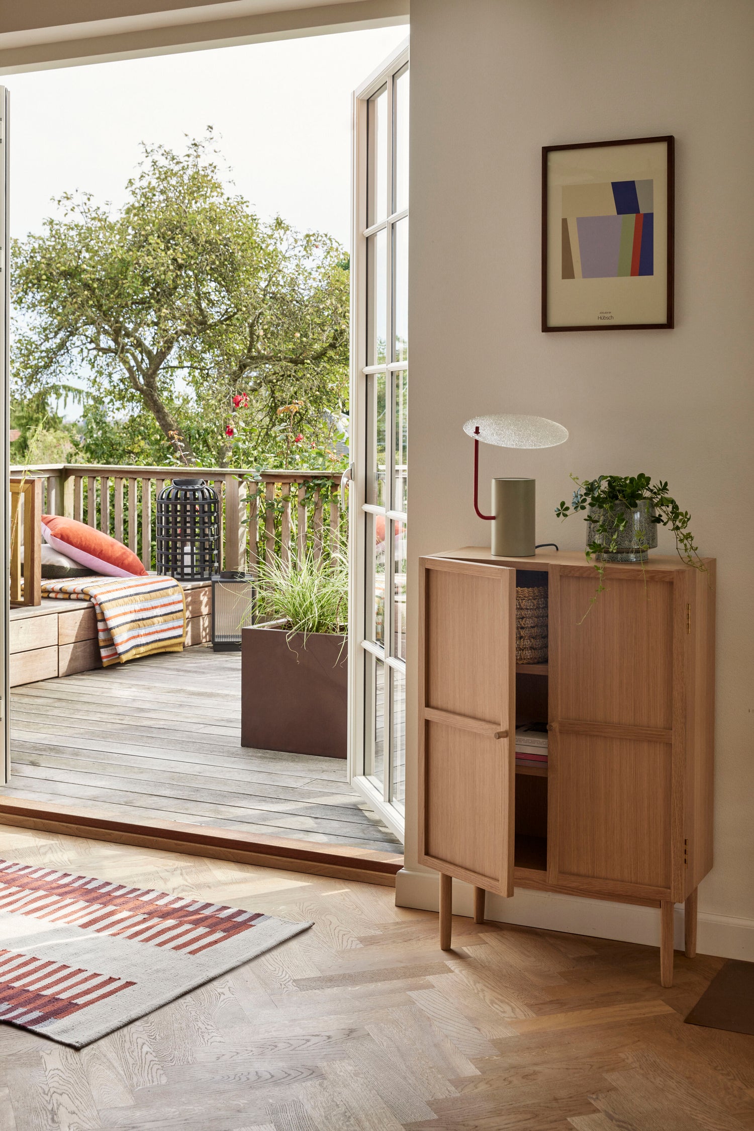 Grid lanterns black (set of 2) - Ø35XH54, Ø41XH58CM