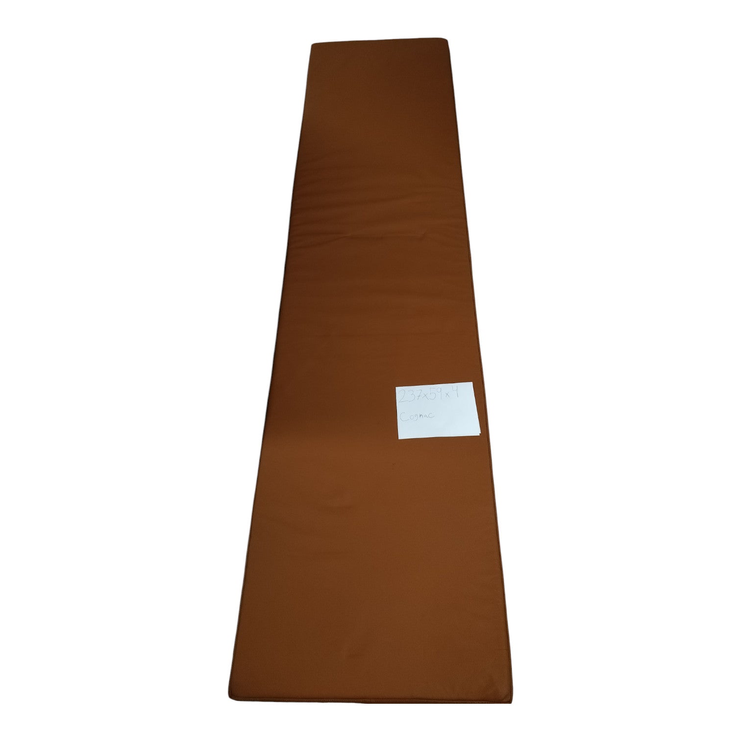 Residual lot - 237x59x4 cm in cognac leather