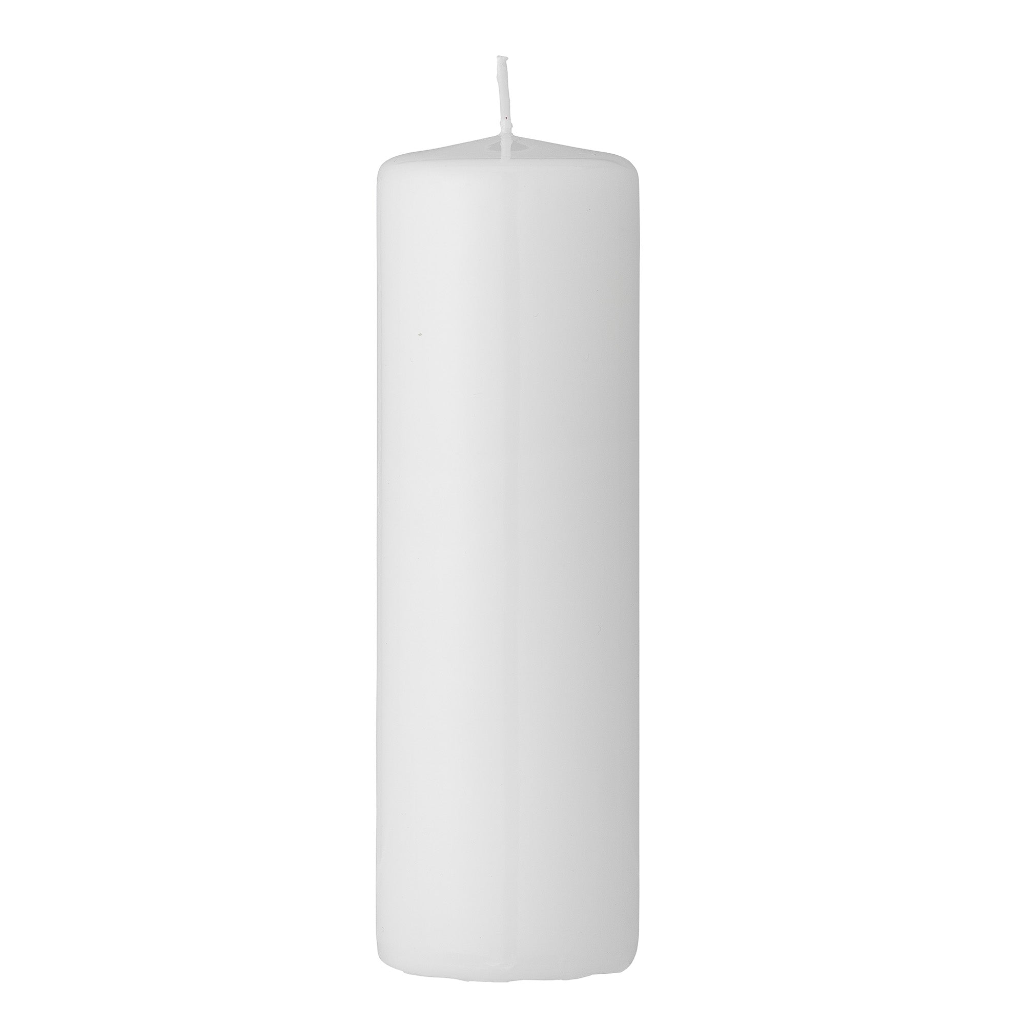 Lacquer candles, white, parafine