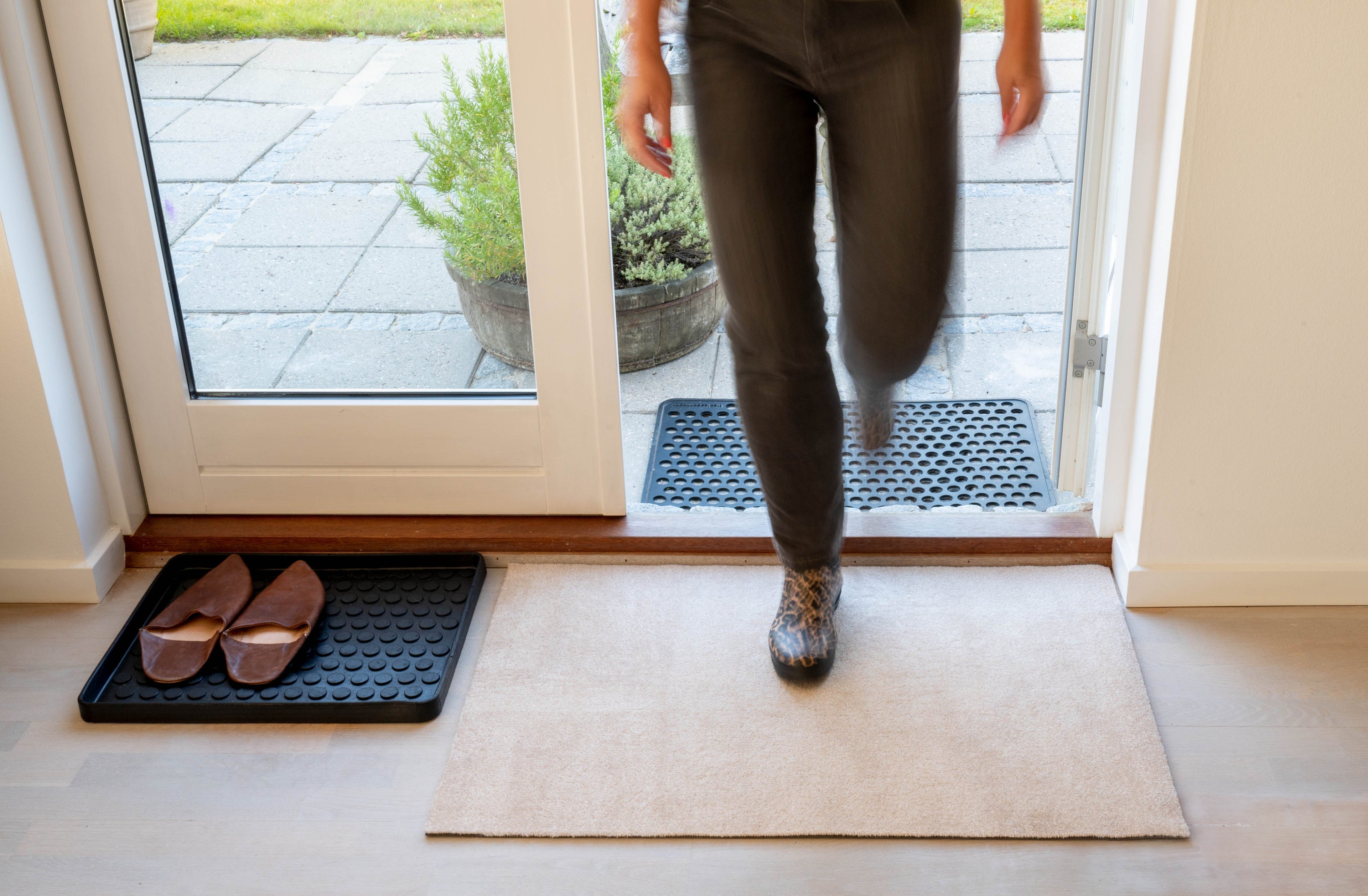 GULVMÅTTE 60 x 90 CM - UNI COLOR/IVORY - Tica Copenhagen - DesignGaragen.dk