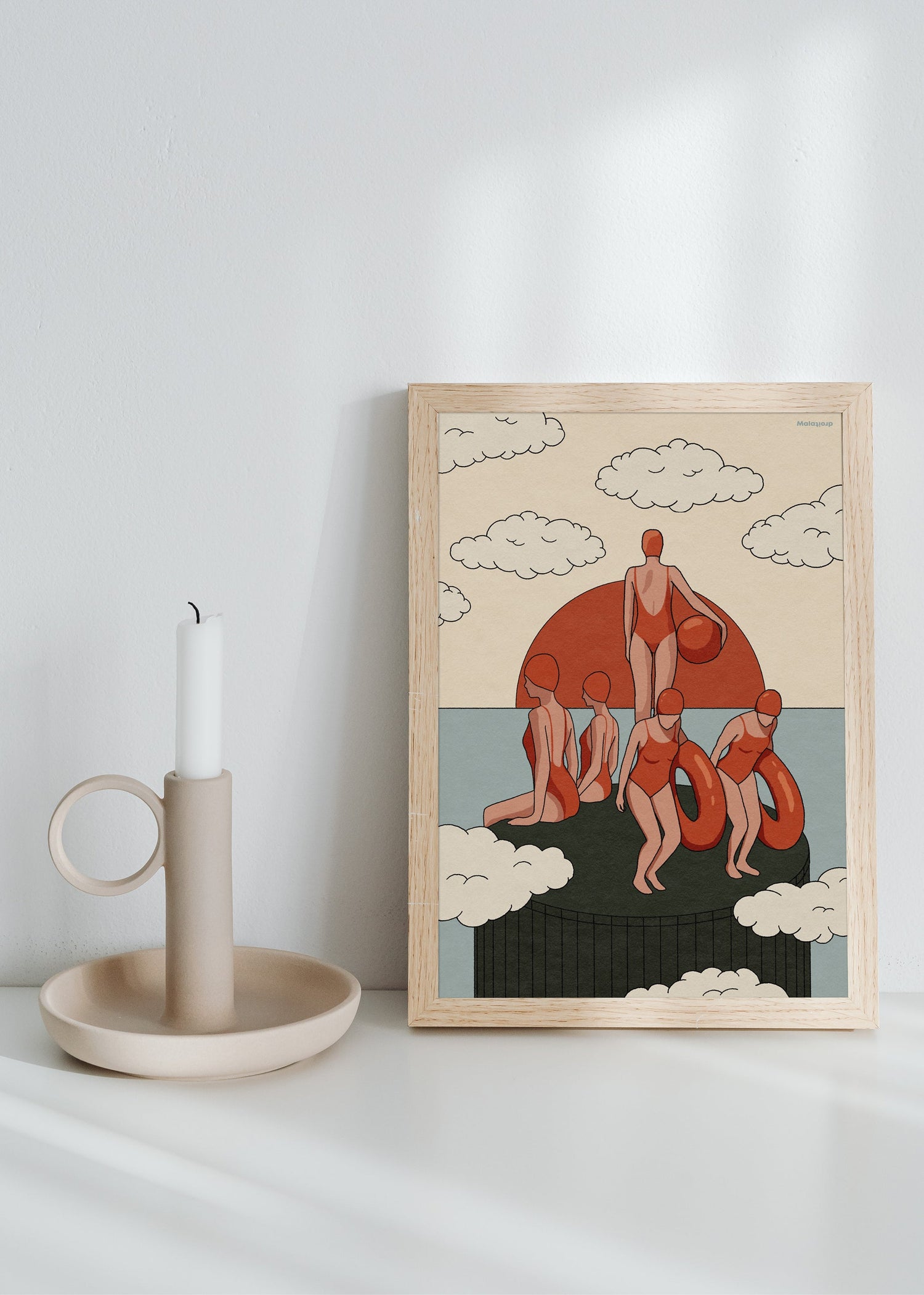 Svømning - Maladroit - DesignGaragen.dk