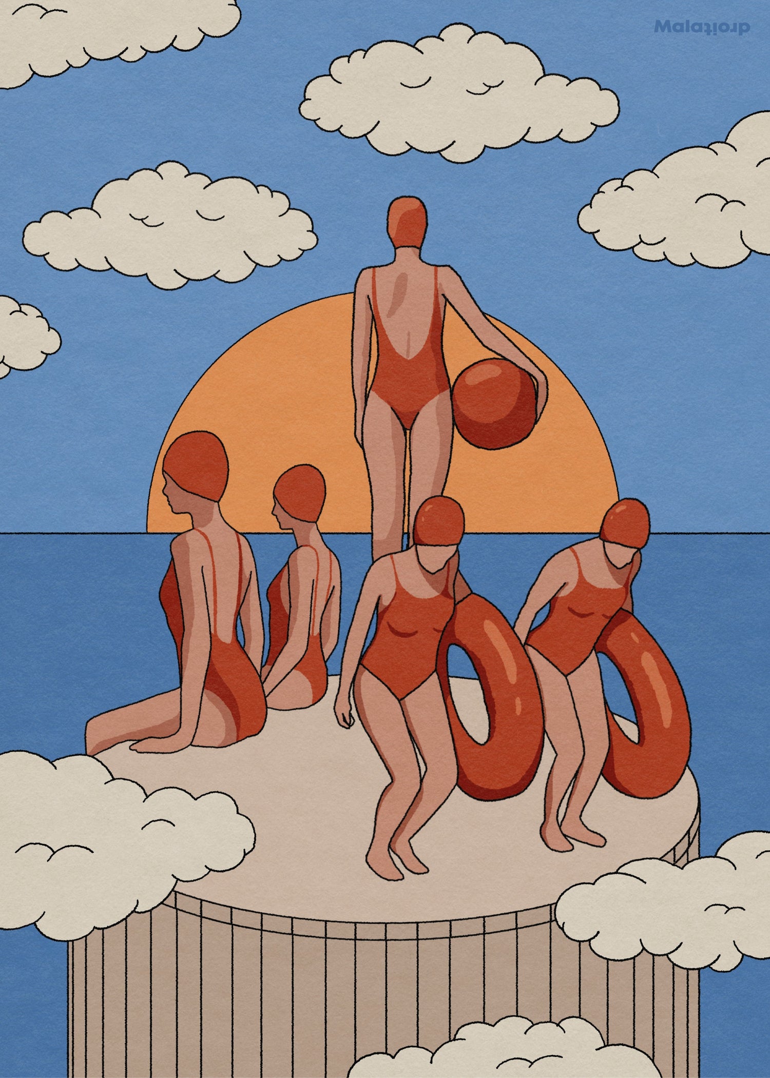 Svømning - Maladroit - DesignGaragen.dk