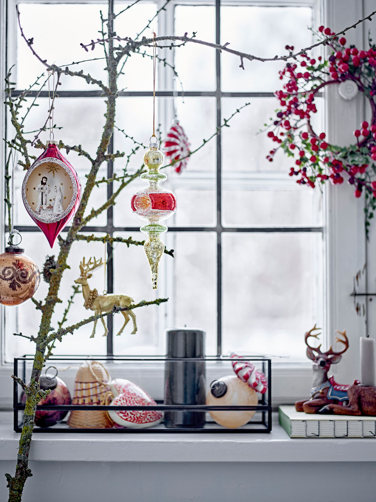 Bloomingville Glory Lysestage, Brun, Polyresin - Bloomingville - DesignGaragen.dk