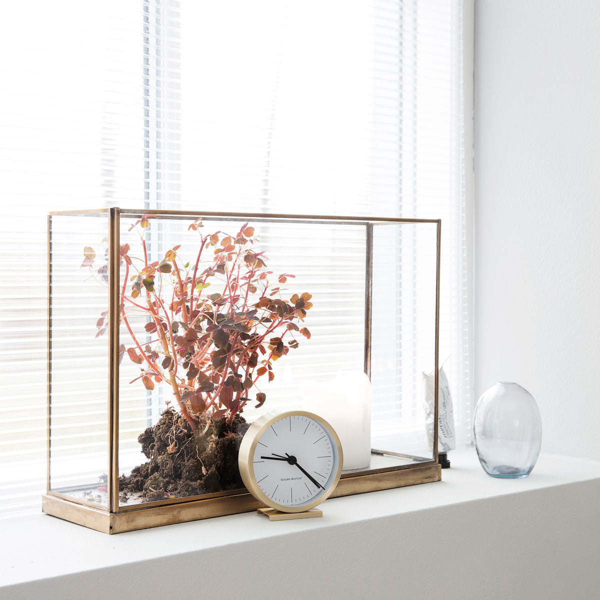 House Doctor - Display box, Antique metallic - l: 40 cm, w: 11 cm, h: 27 cm