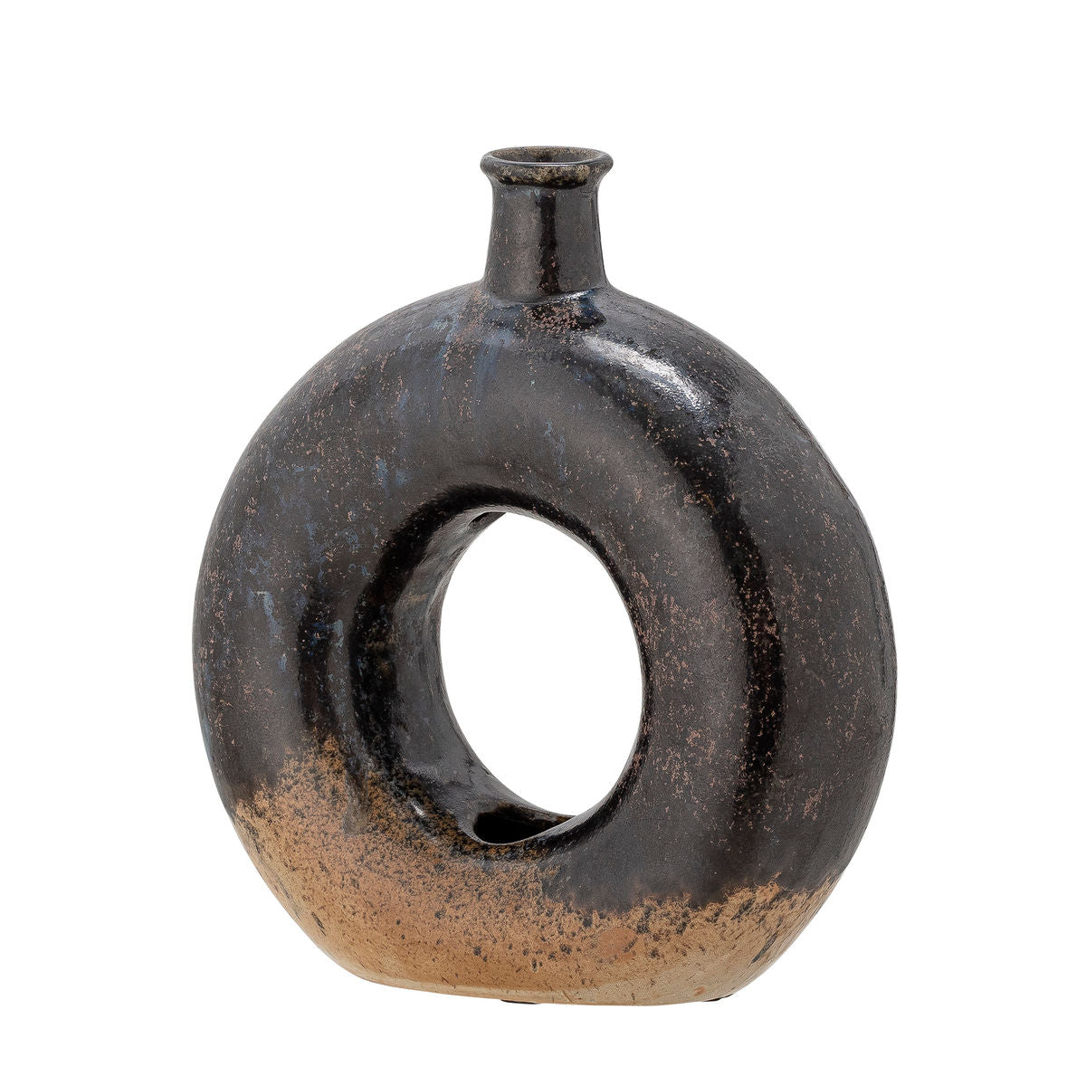 Bloomingville Baldvin Deko Vase, Brun, Stentøj - Bloomingville - DesignGaragen.dk