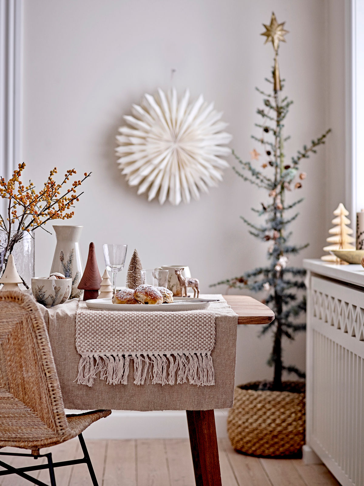 Bloomingville tuan reindeer, brown, polyresin