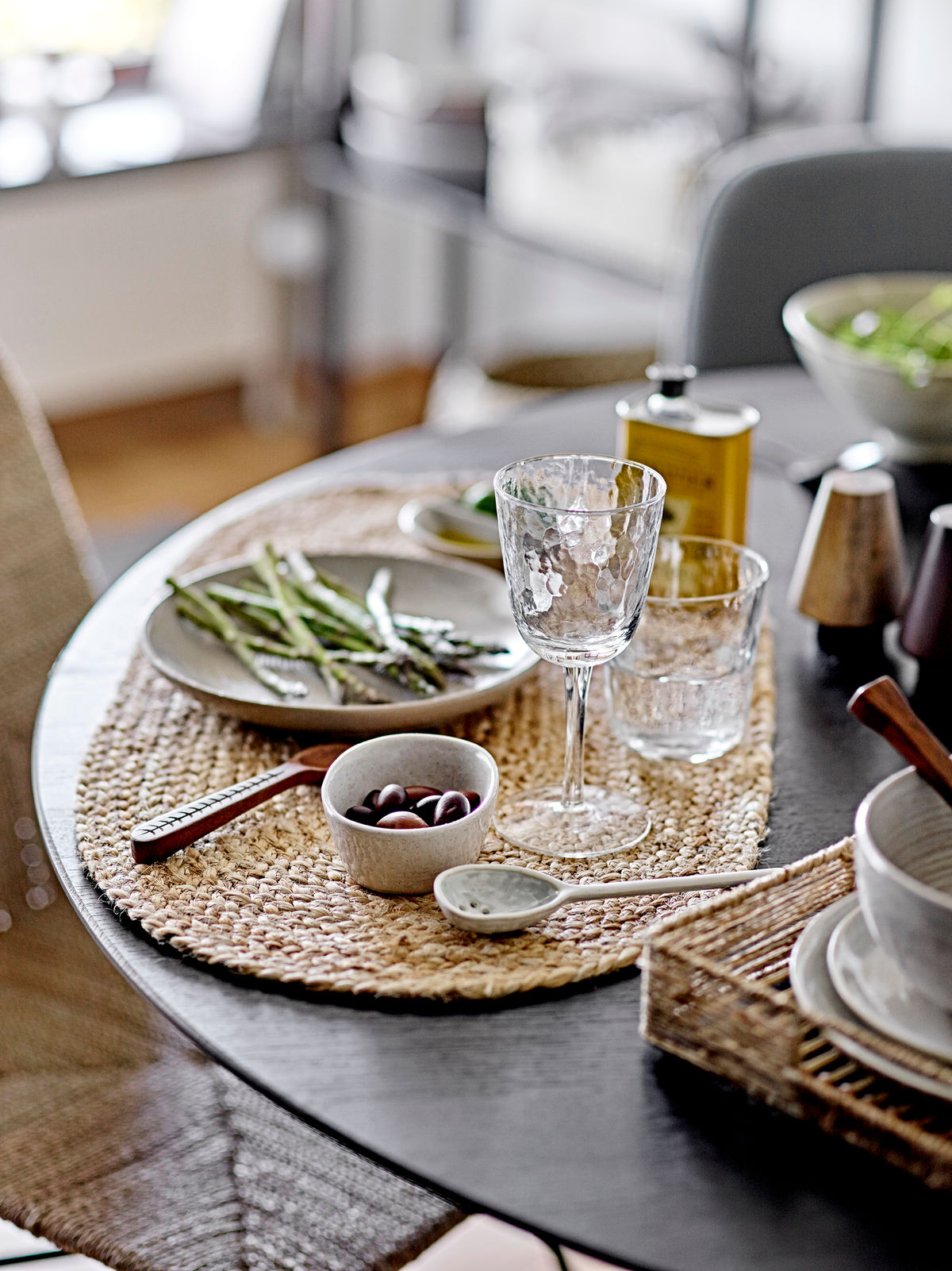 Bloomingville Asali wine glass, clear, glass