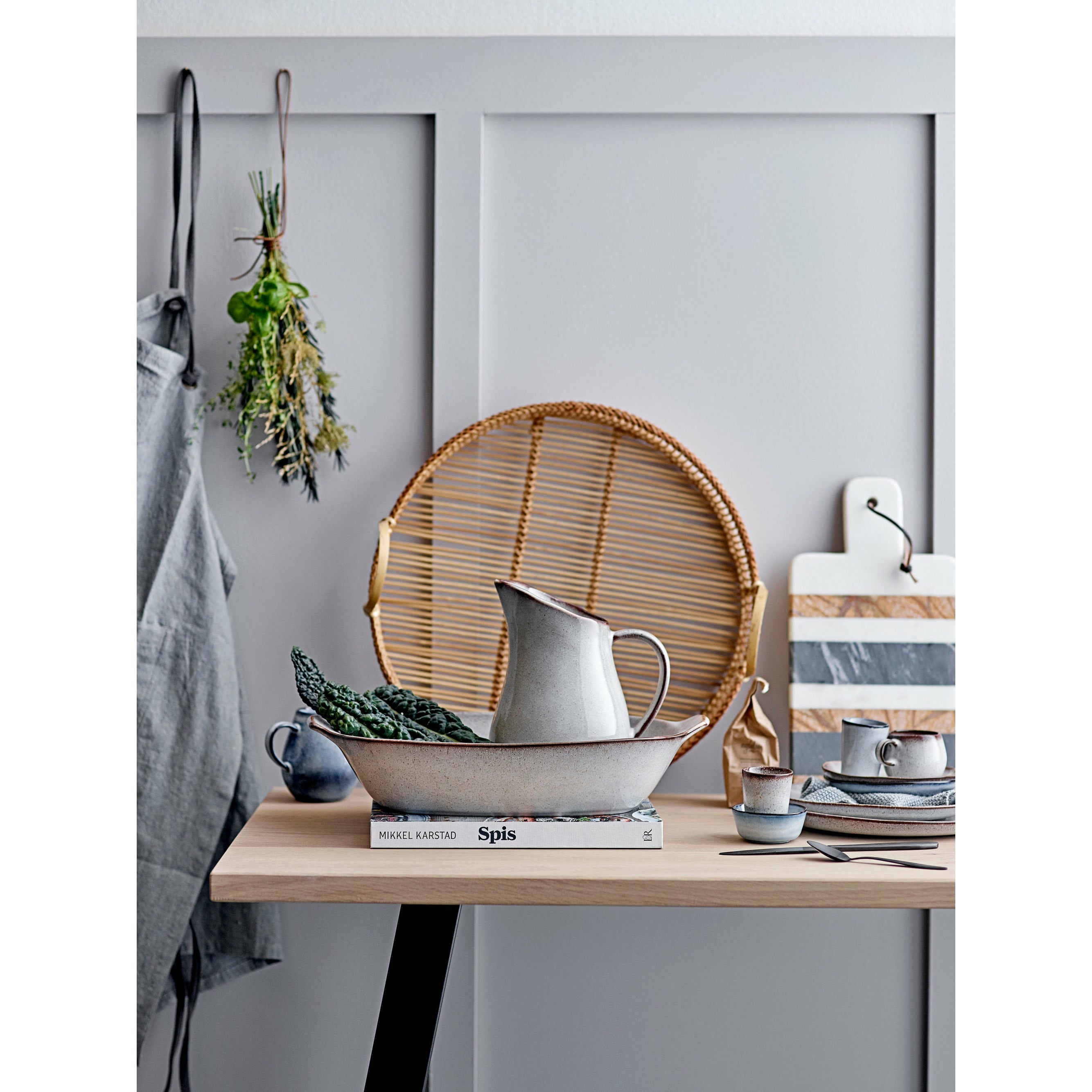 Bloomingville Cozy Skrivebord, Natur, FSC 100%®, Eg - Bloomingville - DesignGaragen.dk
