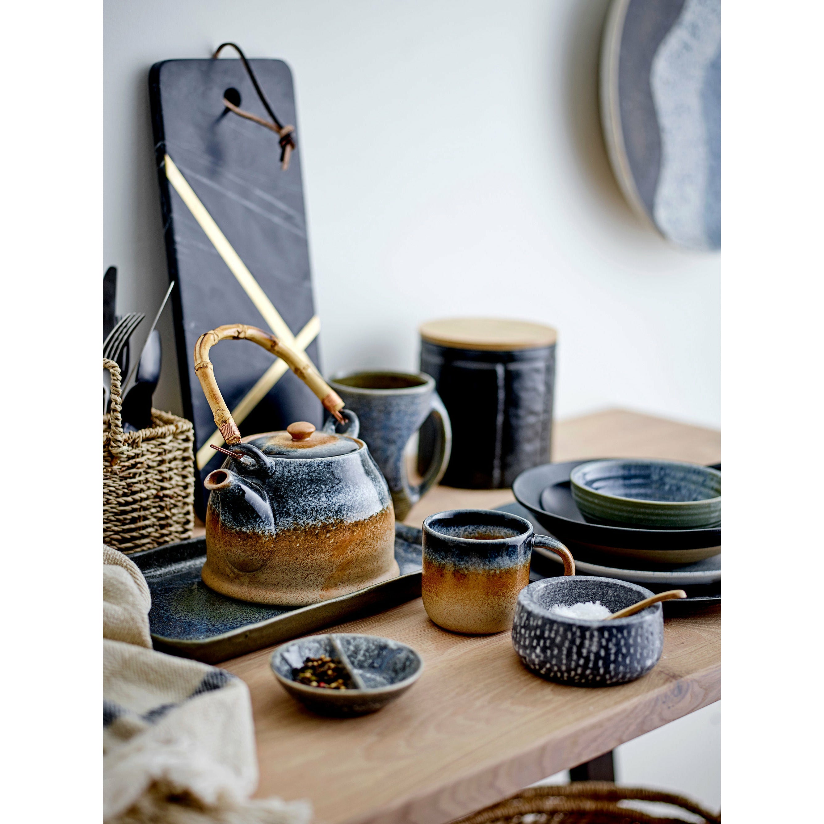 Bloomingville Cozy Skrivebord, Natur, FSC 100%®, Eg - Bloomingville - DesignGaragen.dk