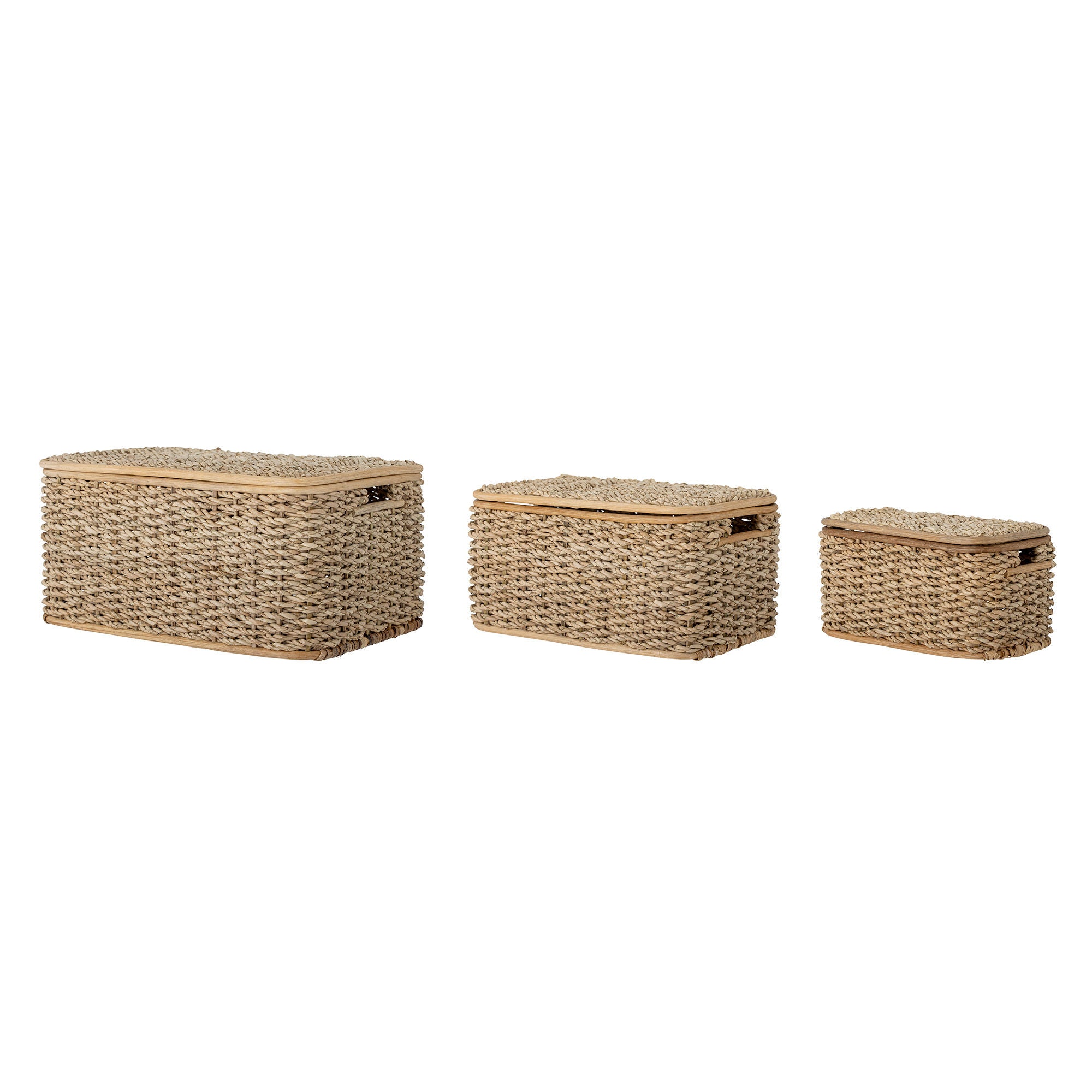 Bloomingville Harvar Basket, Nature, Palm Leaf