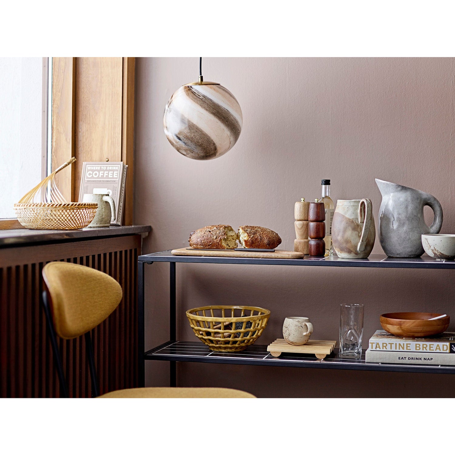 Bloomingville Sabri Salt & Peppermill, Natur, Akacie & Gummitræ - Bloomingville - DesignGaragen.dk