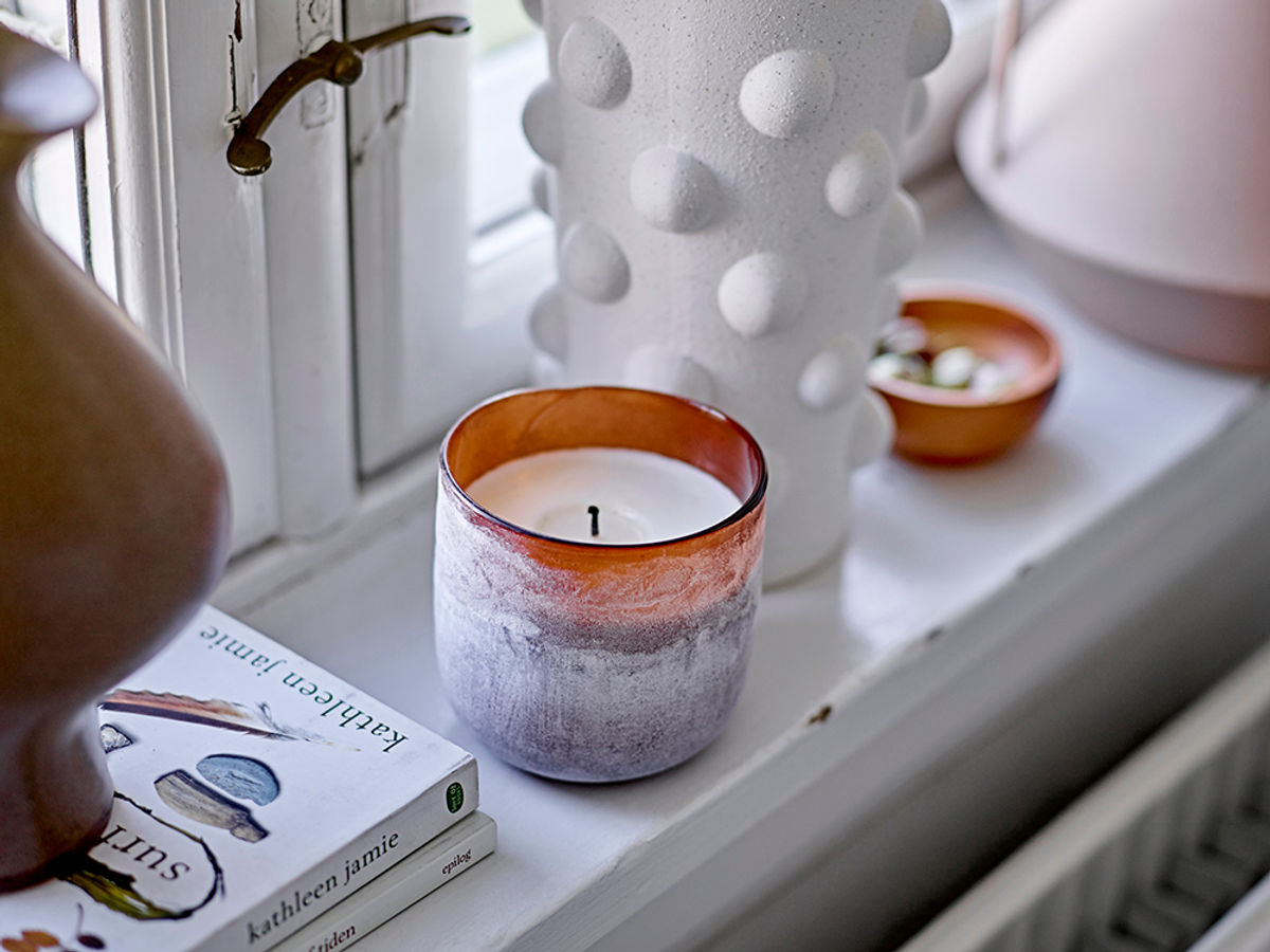 Illume X Bloomingville NO. 6 - Sequoia Duftlys, Brun, Naturlig Voks - Illume X Bloomingville - DesignGaragen.dk