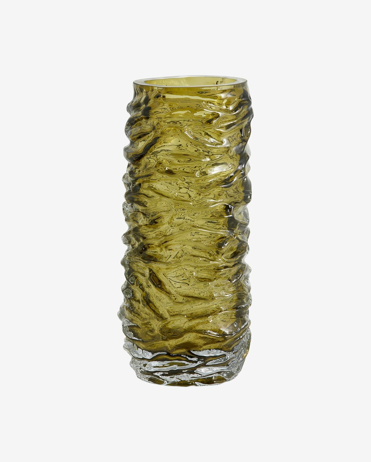 Maio Glass Vase - H28 cm - Green
