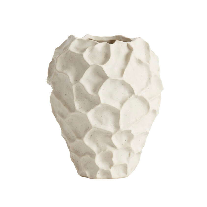 Vase Soil - Vanilje - Keramik - H: 21,5 Γ: 18 cm - Muubs - DesignGaragen.dk