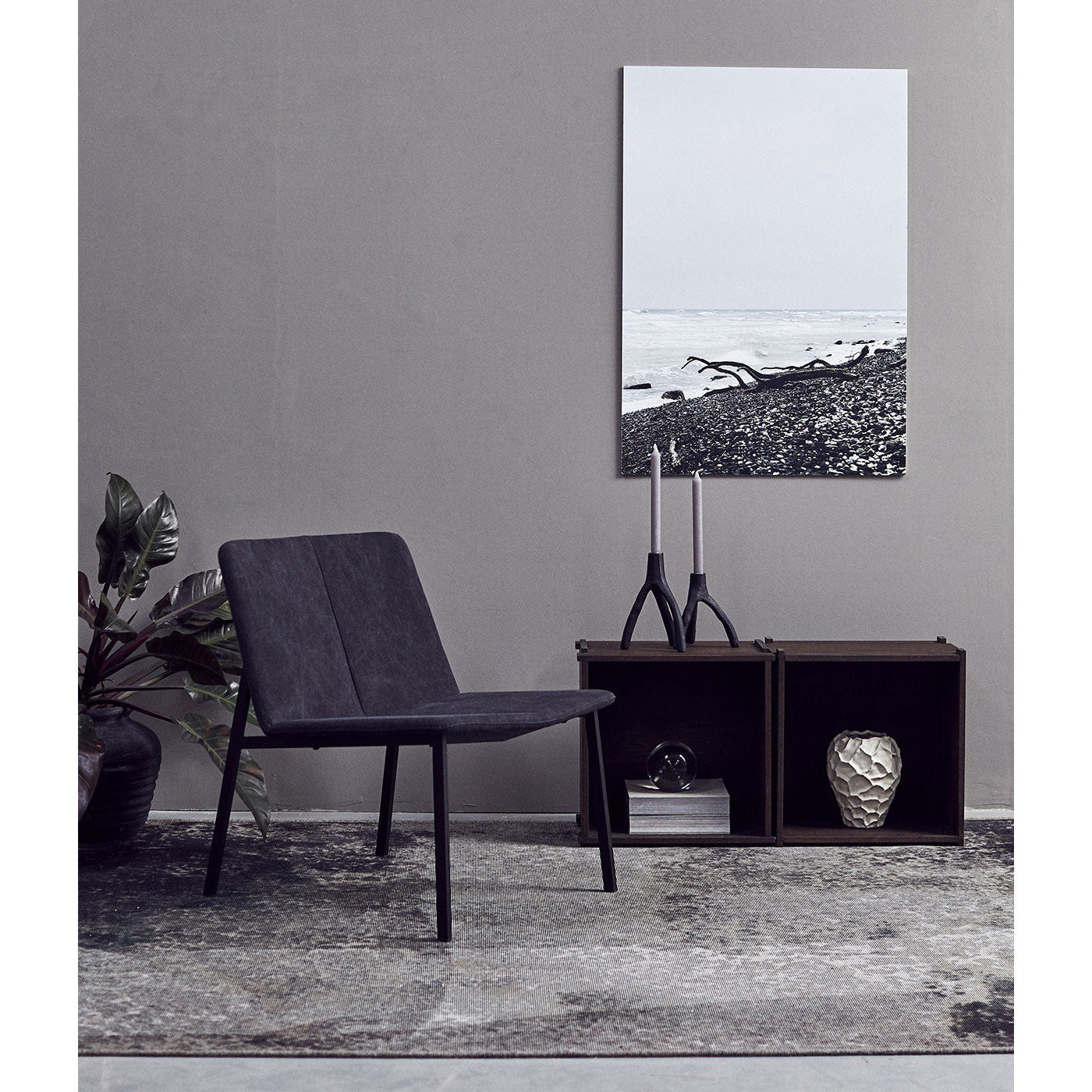 Vase Soil - Vanilje - Keramik - H: 21,5 Γ: 18 cm - Muubs - DesignGaragen.dk