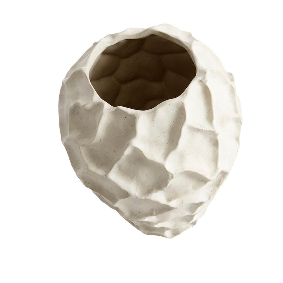 Vase Soil - Vanilje - Keramik - H: 21,5 Γ: 18 cm - Muubs - DesignGaragen.dk