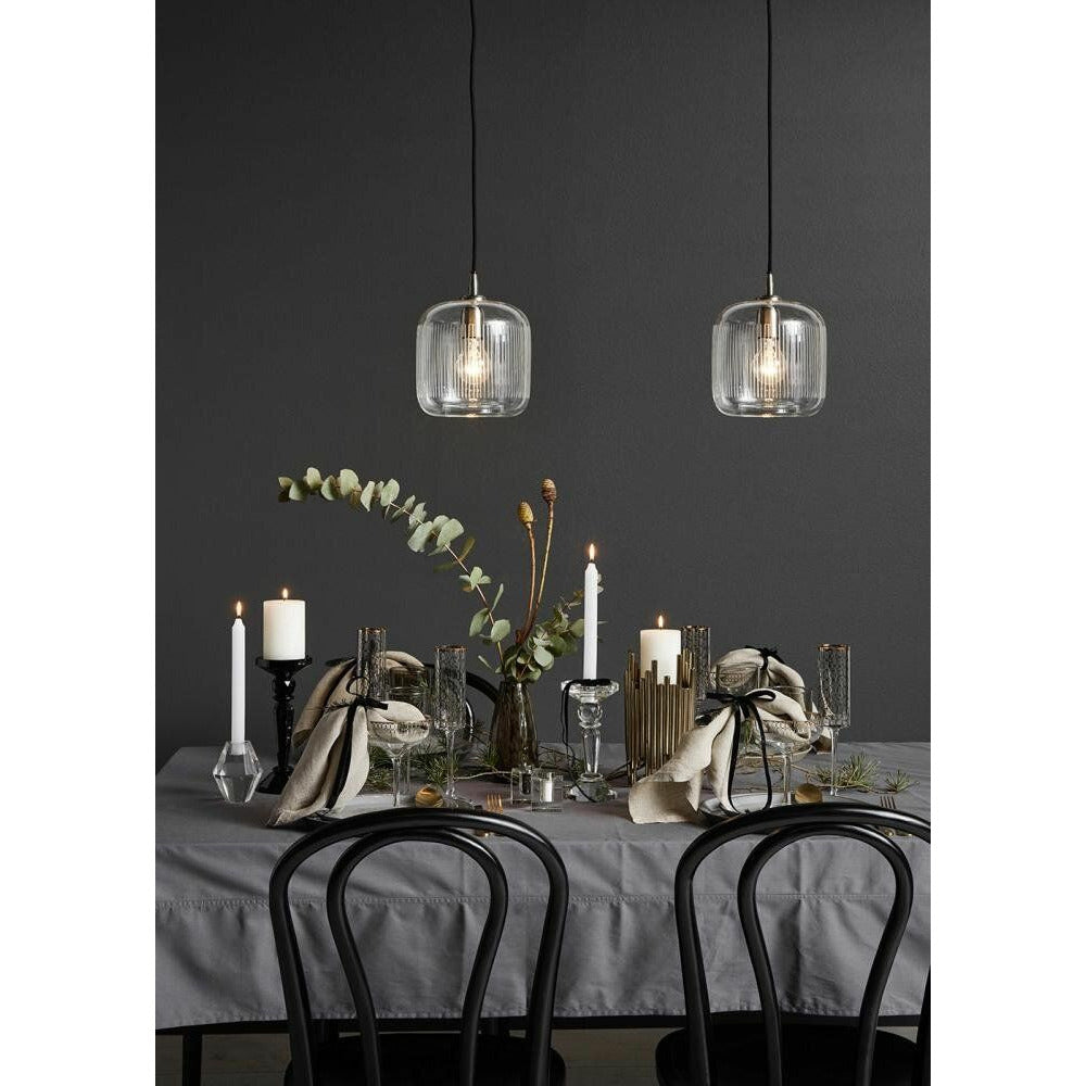 Nordal BRIGHT pendel i klar glas - h21 cm - Nordal - DesignGaragen.dk