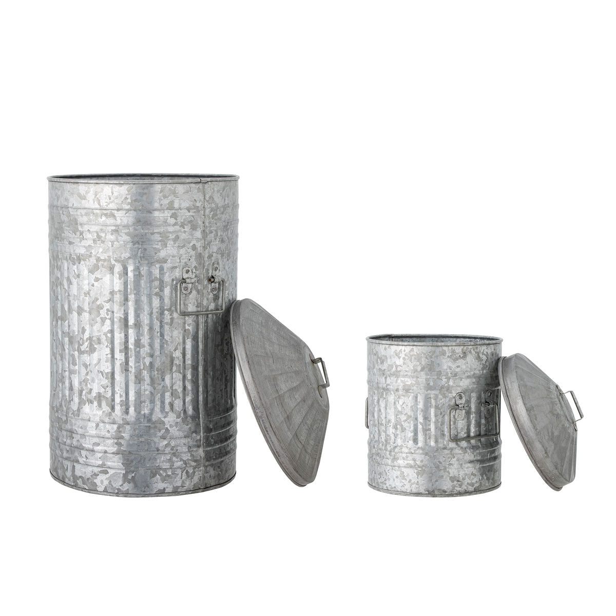 Bloomingville Delina Spand, Grå, Galvaniseret Metal - Bloomingville - DesignGaragen.dk