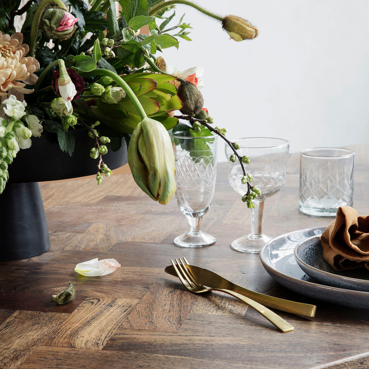 House Doctor Gaffel, Golden 1 stk - House Doctor - DesignGaragen.dk