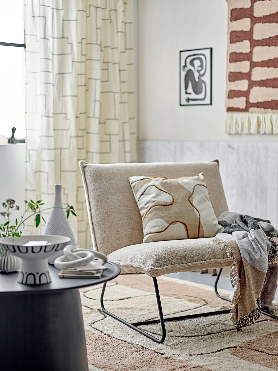 Bloomingville Cape Loungestol, Natur, Genanvendt Polyester - Bloomingville - DesignGaragen.dk